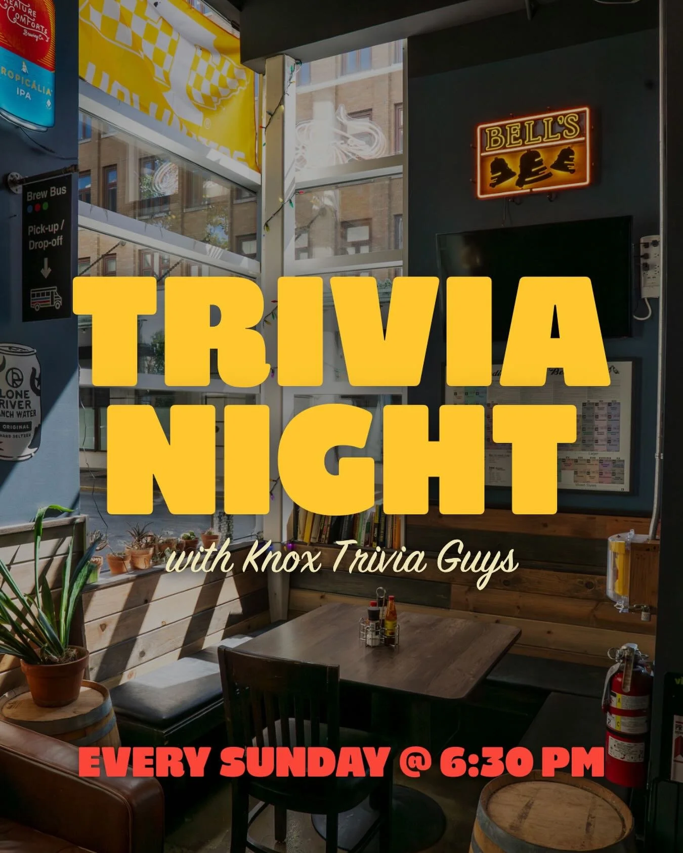 Grab your smartest friends and the one who&rsquo;s weirdly good at random facts because it&rsquo;s TRIVIAAAAA NIGHT at Fred&rsquo;s. 🧠

Trivia Night happens **every Sunday at 6:30 PM** at Fred&rsquo;s. Bring your team, order some grub, sip your favo
