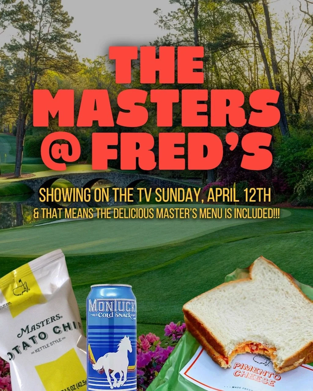 IT&rsquo;S MASTERS WEEKEND, FRIENDS ⛳️

Join us all day Sunday, April 17th as we stream the tournament on our TVs and serve up a few classic Masters inspired favorites at those famously low prices.

Settle in and make a day of it.
📍421 Union Ave