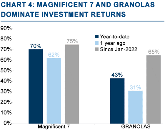 August 2024 | Magnificent 7 and Granolas Dominate Investment Returns