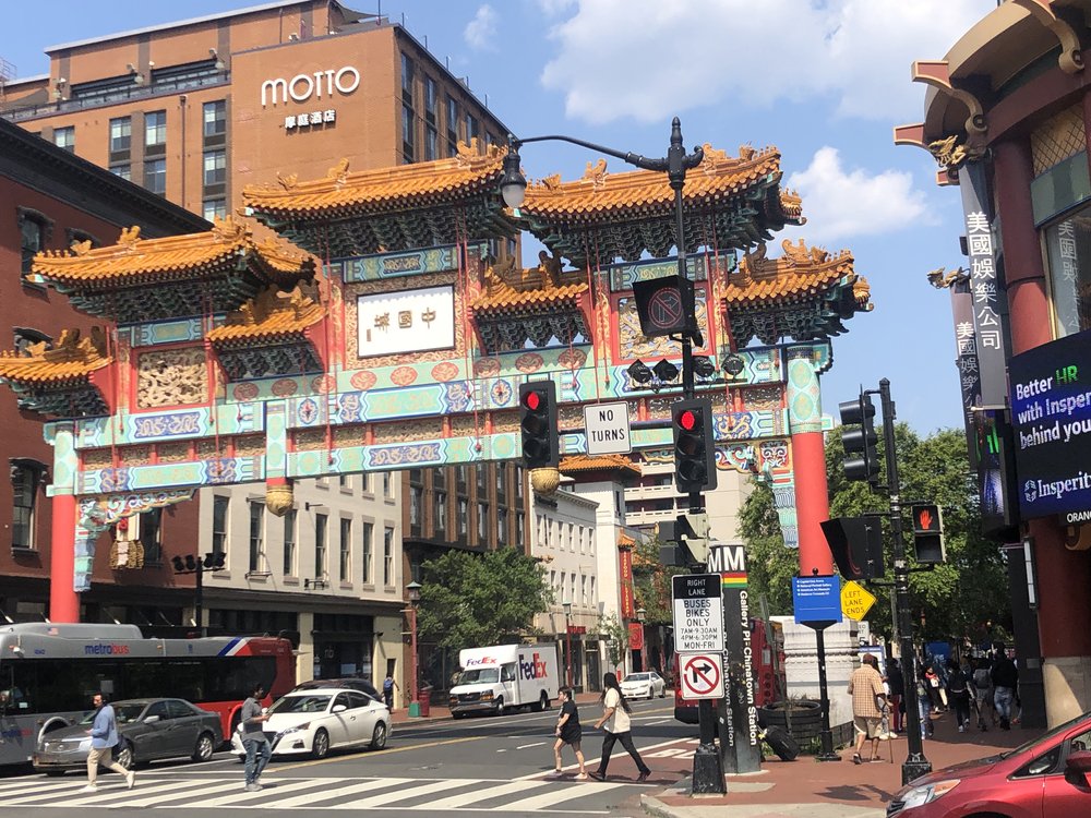 The train station we got off at was in Chinatown.