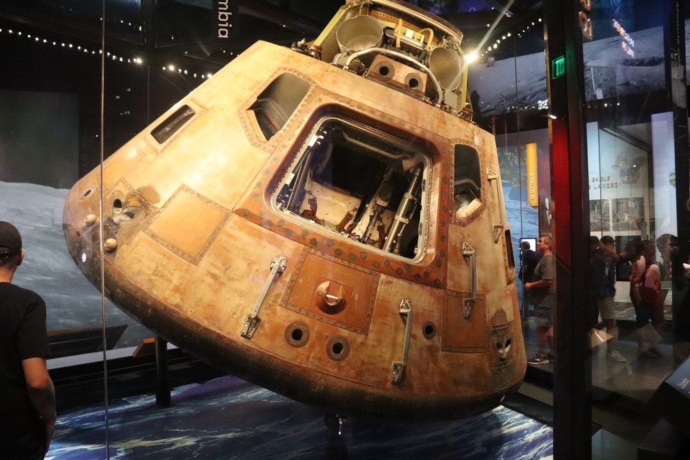 And the moon landing command module. Such a memorable moment of our childhood.
