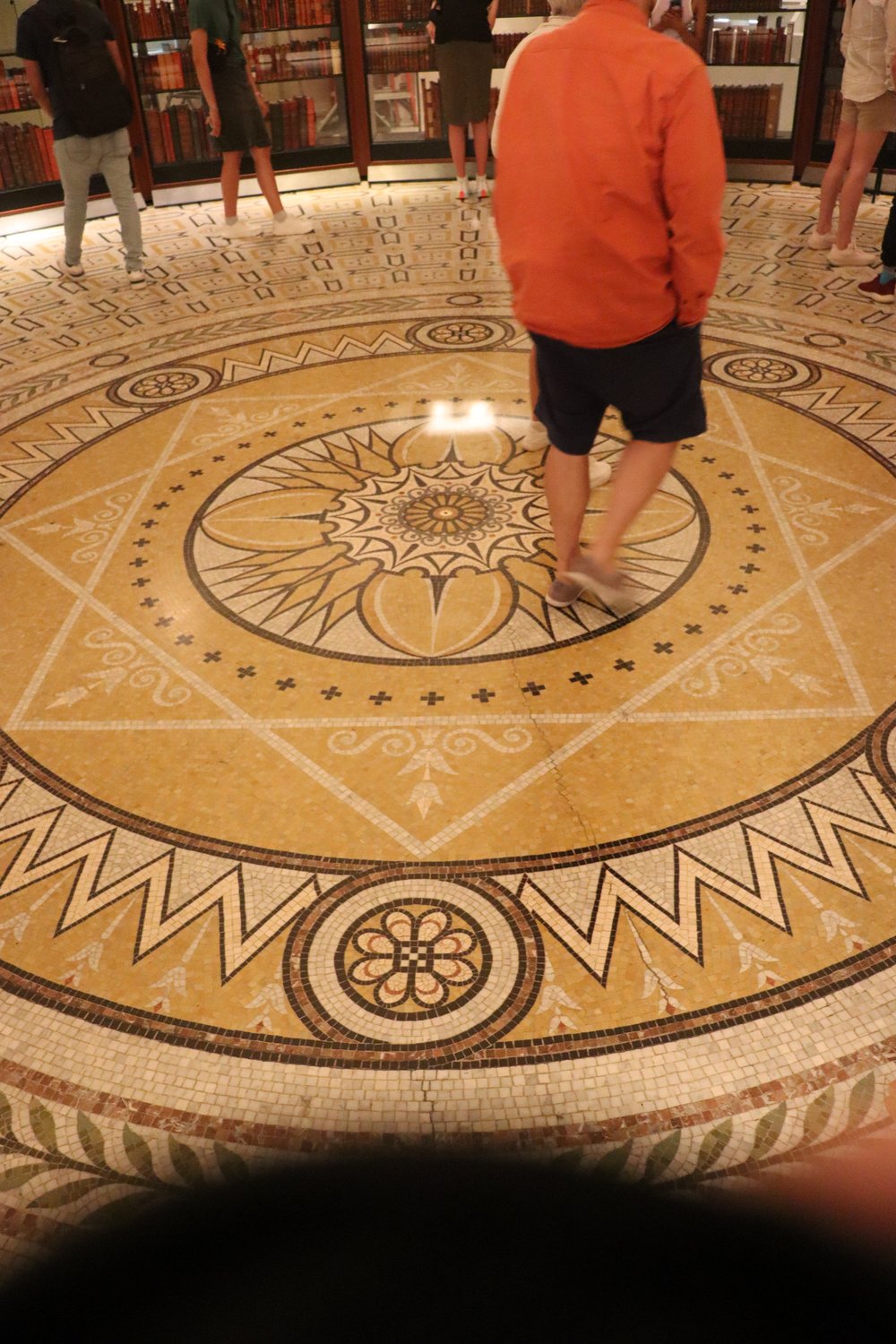 Even the floors are ornate.