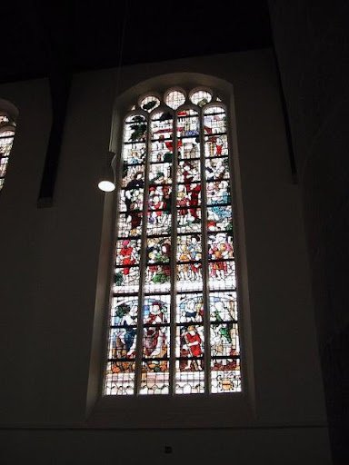 One of the windows at Oude Kerk