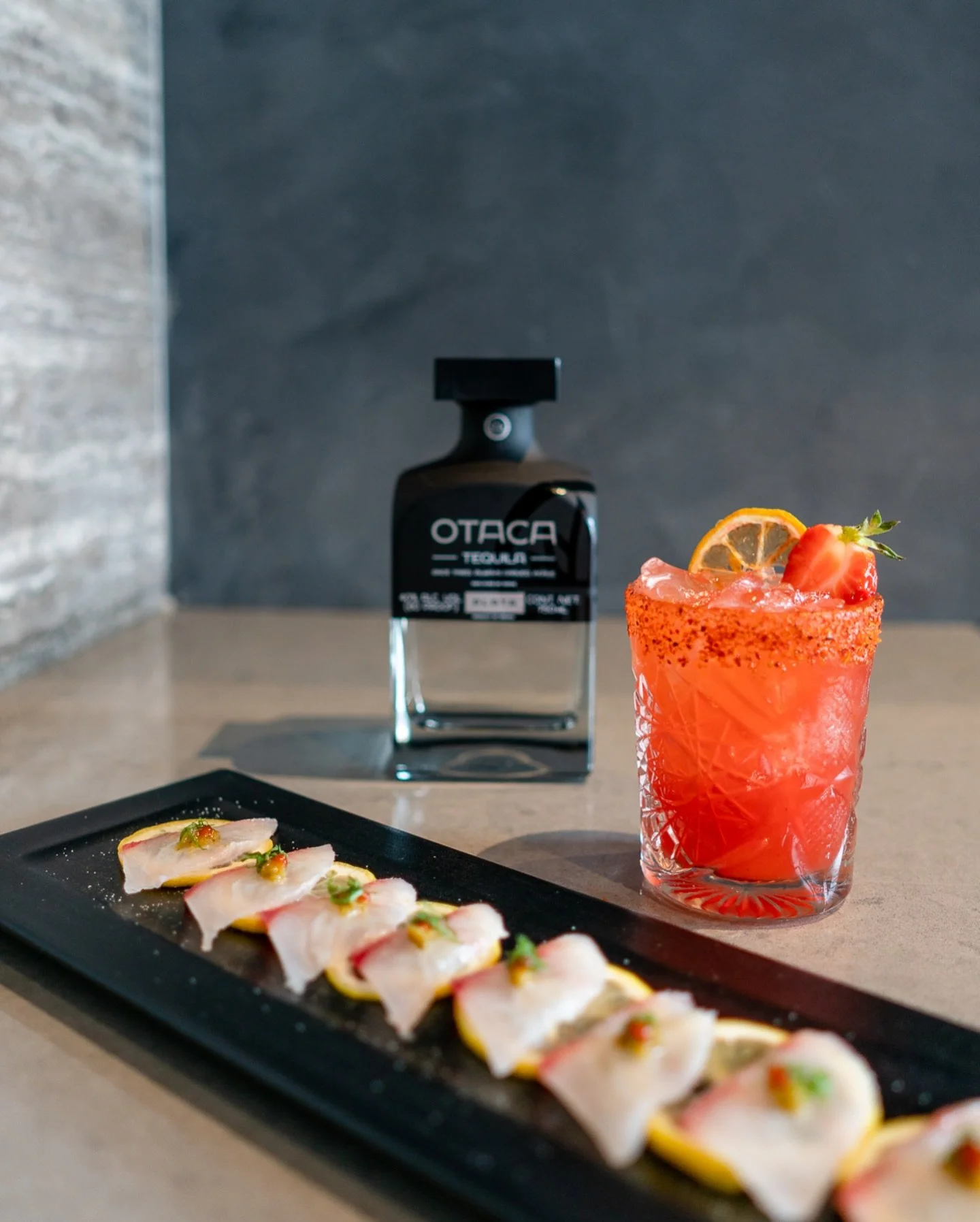 A little strawberry, a little spice, and a whole lot of OTACA. 

Consider this your invitation to indulge in some of @etcsushi_corona_ great cocktails and sushi plates 🍣

#otacatequila #sipotaca #strawberrymargarita #tequilaplata