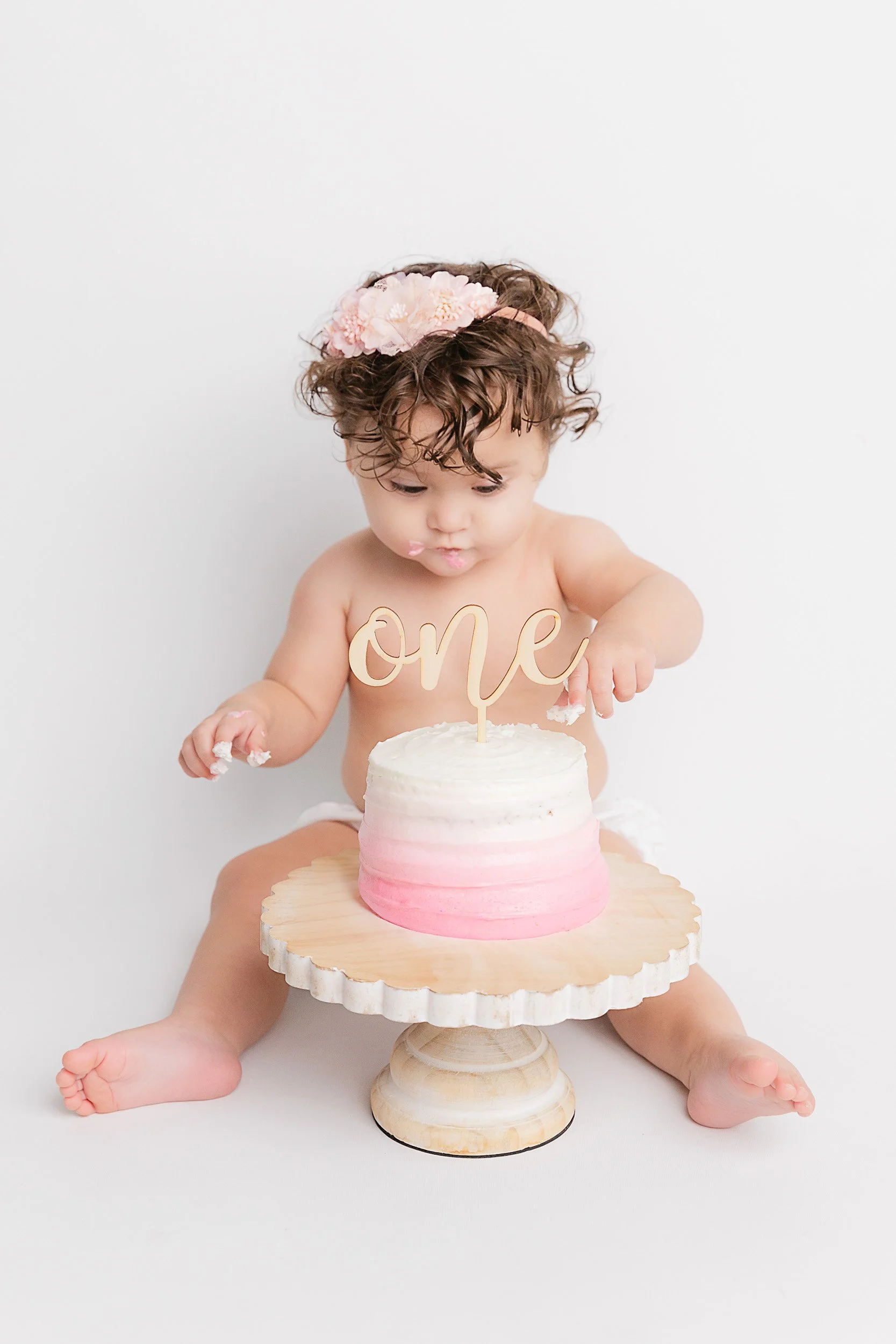 In-Home Cake Smash Photography Trinity FL