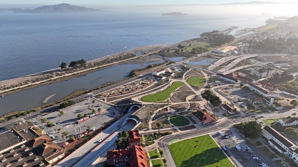 Presidio Tunnel Tops_Aerial_Field Operations.JPG