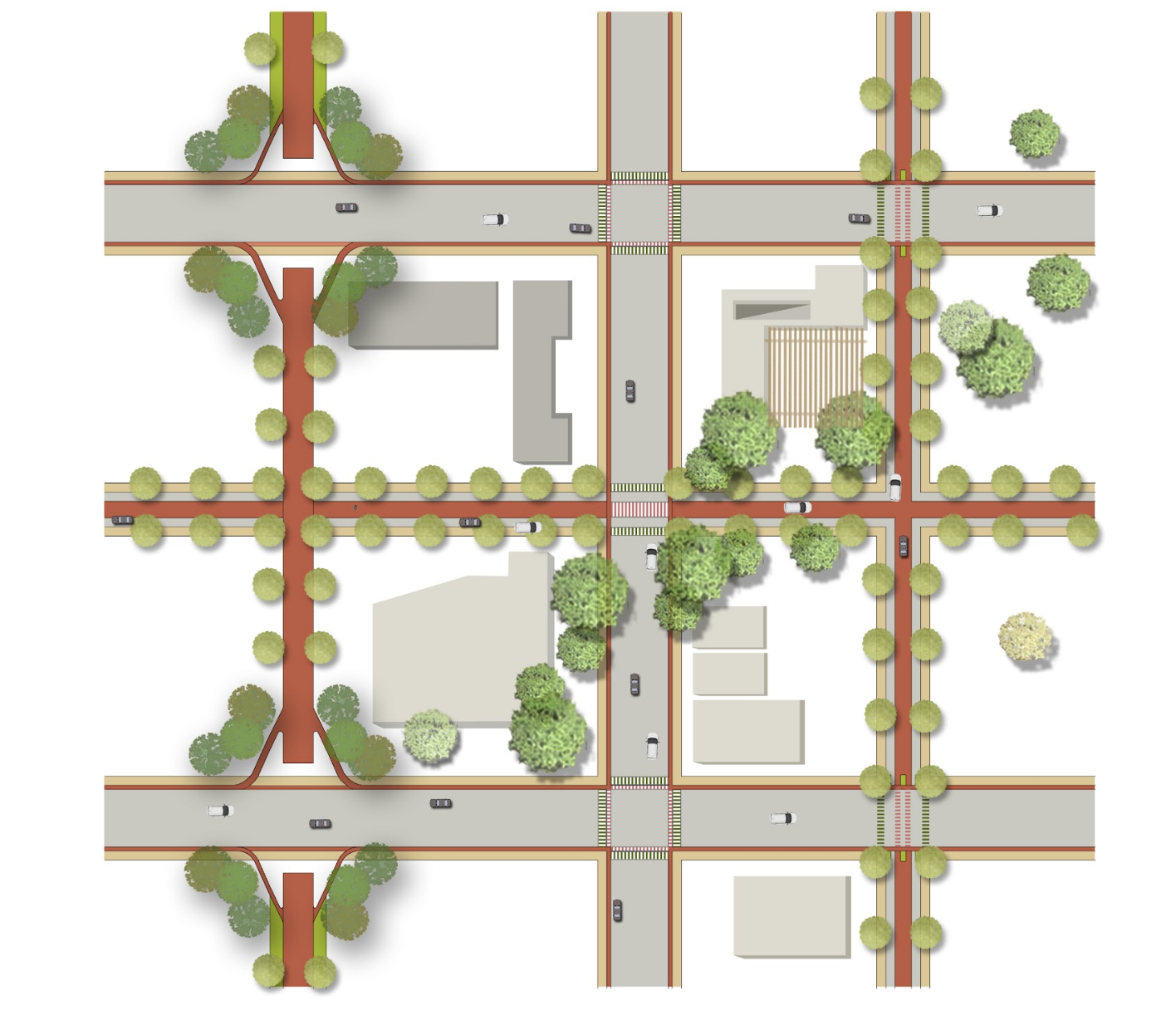 Car and bike routes with International Newtown Institute .png