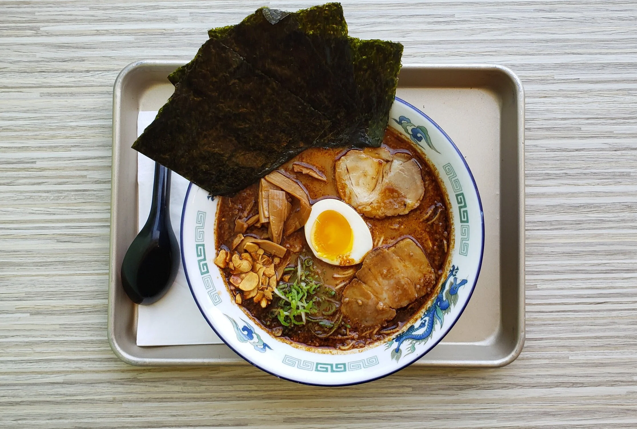 The Mala Kotteri Ramen from Ooink was the most interesting bowl I tried. @stews_thebeef