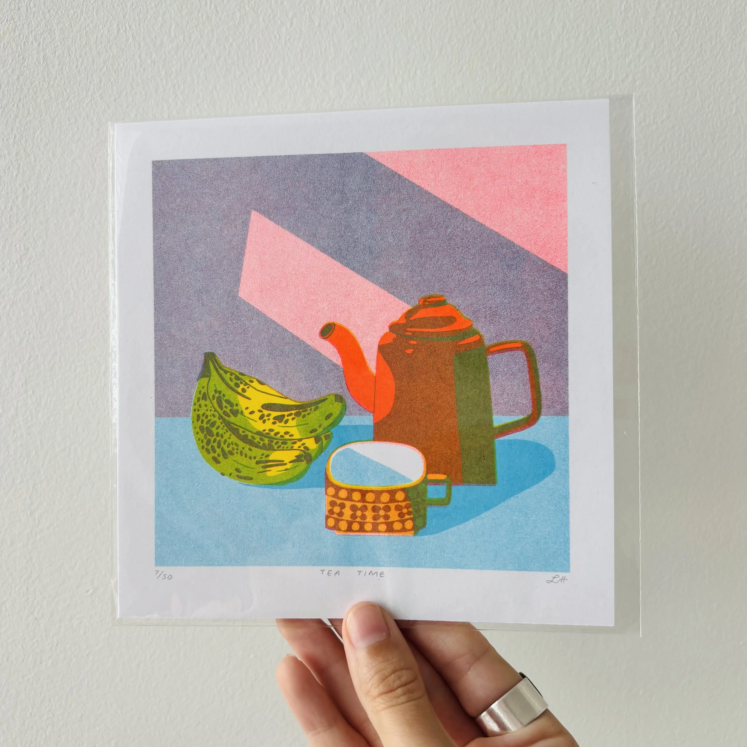 Still Life Square Risograph Prints