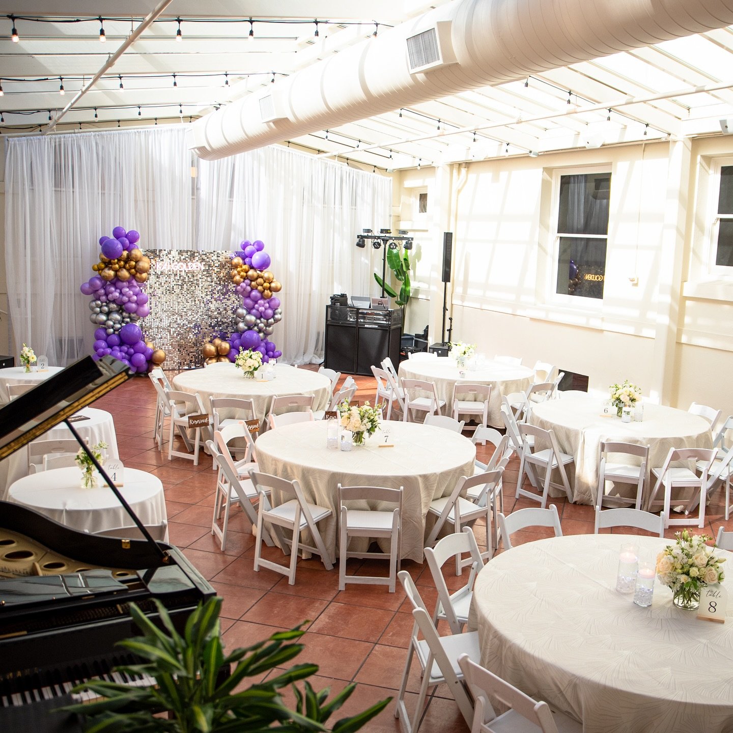 I&rsquo;ve said it time and time again but one of my favorite parts of the job is meeting kind, sweet and talented clients like Kaj. For her 50th birthday we went with an elegant theme with touches of purple (symbolic for her love of BTS) and also br