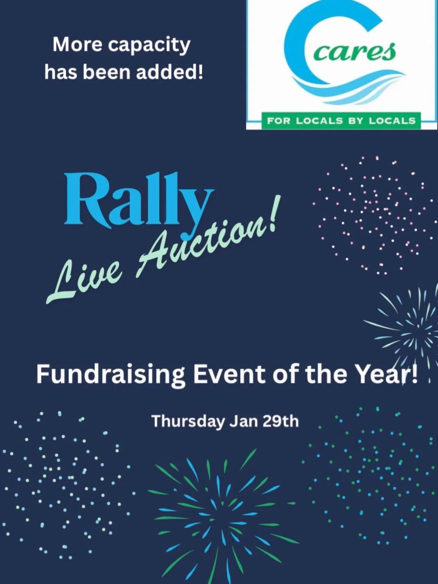 Call now for a seat! 386-445-0747