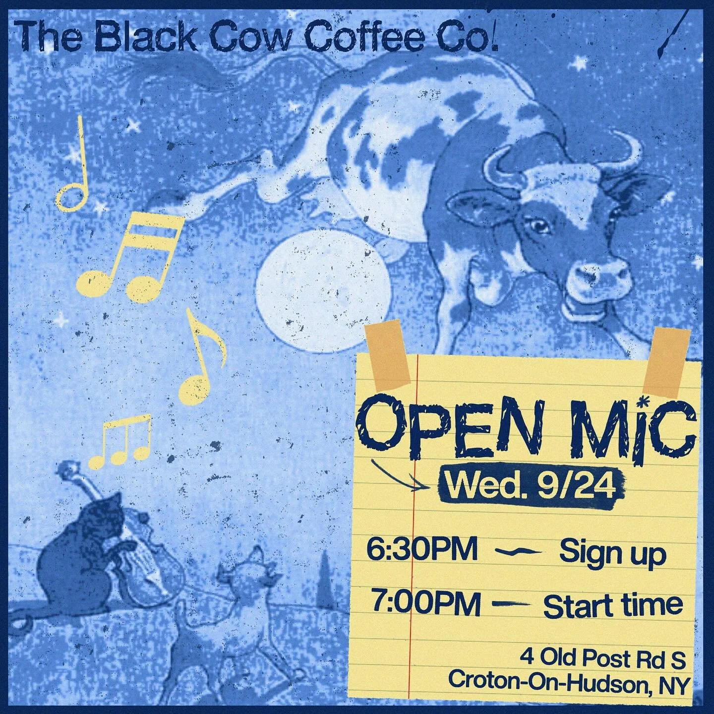🍂 It&rsquo;s officially cuffing &amp; cuddle season! What better way to embrace autumn than gathering at the Croton Black Cow for our monthly Open Mic 🎤

📅 This Wednesday, September 29th
⏰ Sign-up at 6:30 PM | Show at 7:00 PM

All performance art 