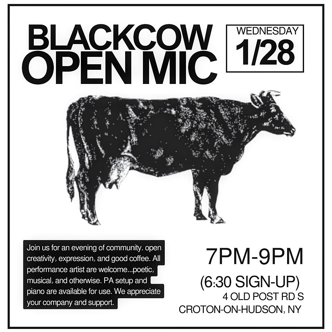 🎤 OPEN MIC NIGHT ☕
It&rsquo;s been 30 years and The Cow is still here&mdash;opening our doors to the community and roasting good coffee.

Join us Wednesday the 28th at 7PM for our first open mic of the year.
All performance artists welcome.
🎹 Piano
