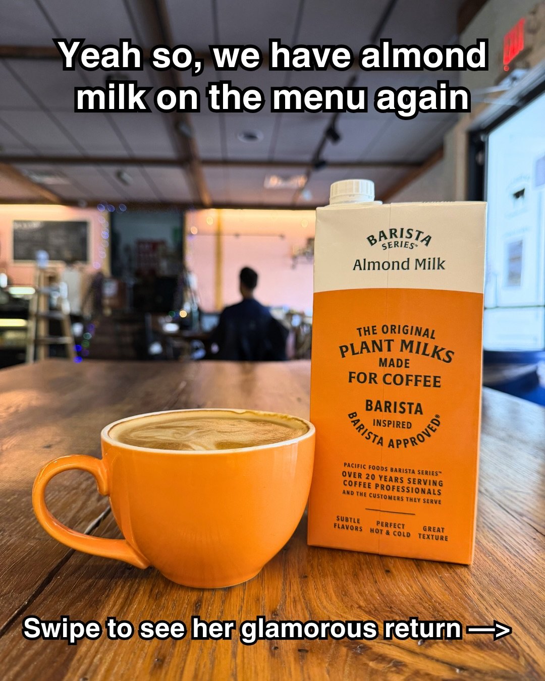 Our social media manager Sampson assured us that this AHS: Coven reference would get some laughs, so please don&rsquo;t let him down (he also didn&rsquo;t want to waste this perfectly good picture he took).
.
#AHS #AHSCoven #Cafe #CoffeeShop #hudsonv