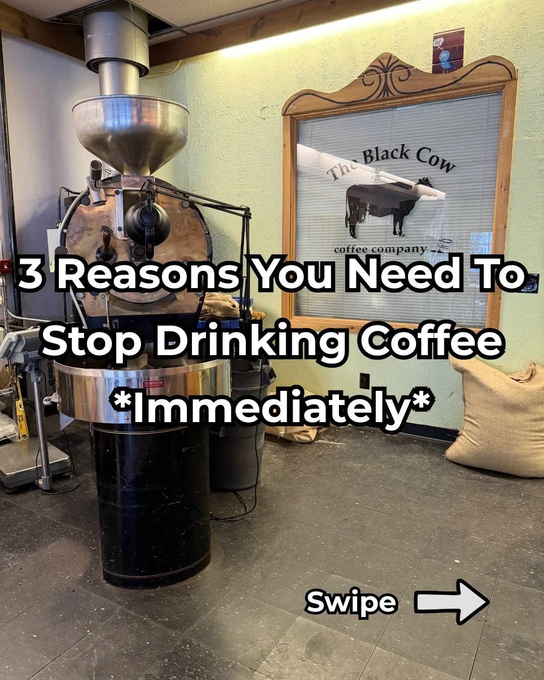 Us? Telling you to stop drinking coffee? And on a Monday no less? We&rsquo;re many things, but we aren&rsquo;t monsters. 
Now, come fuel up so you can on the week ☕️💪🏼💫
.
📍The Black Cow Coffee Company
4 Old Post Rd S,
Croton-on-Hudson, NY