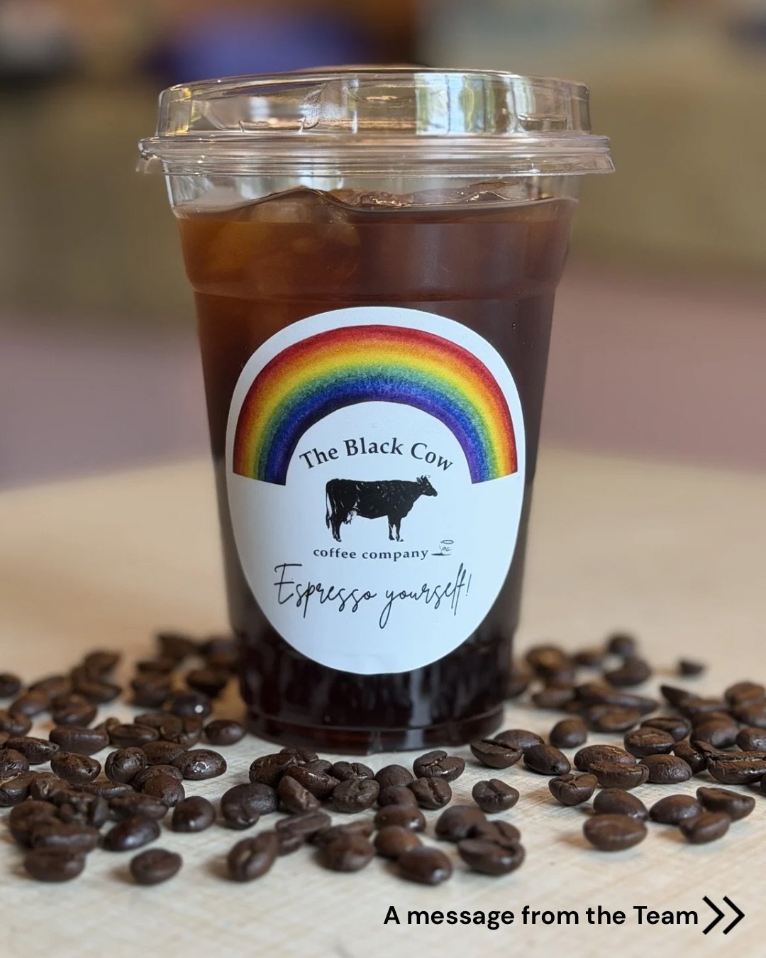 Happy Pride Month, everyone! 

The Black Cow is and always will be a safe and welcoming space for all. We pride ourselves on being a community-oriented space where people from all cultures, communities, and life experiences can come together and - ev