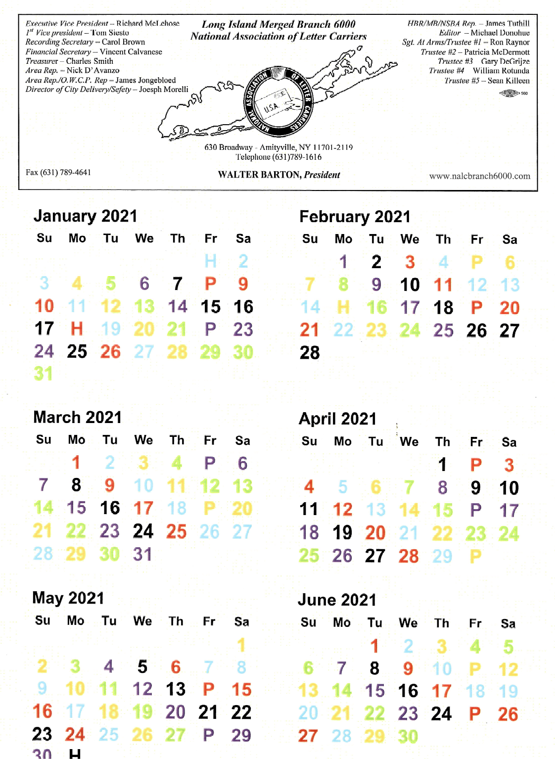 Nalc 2023 Calendar Customize and Print