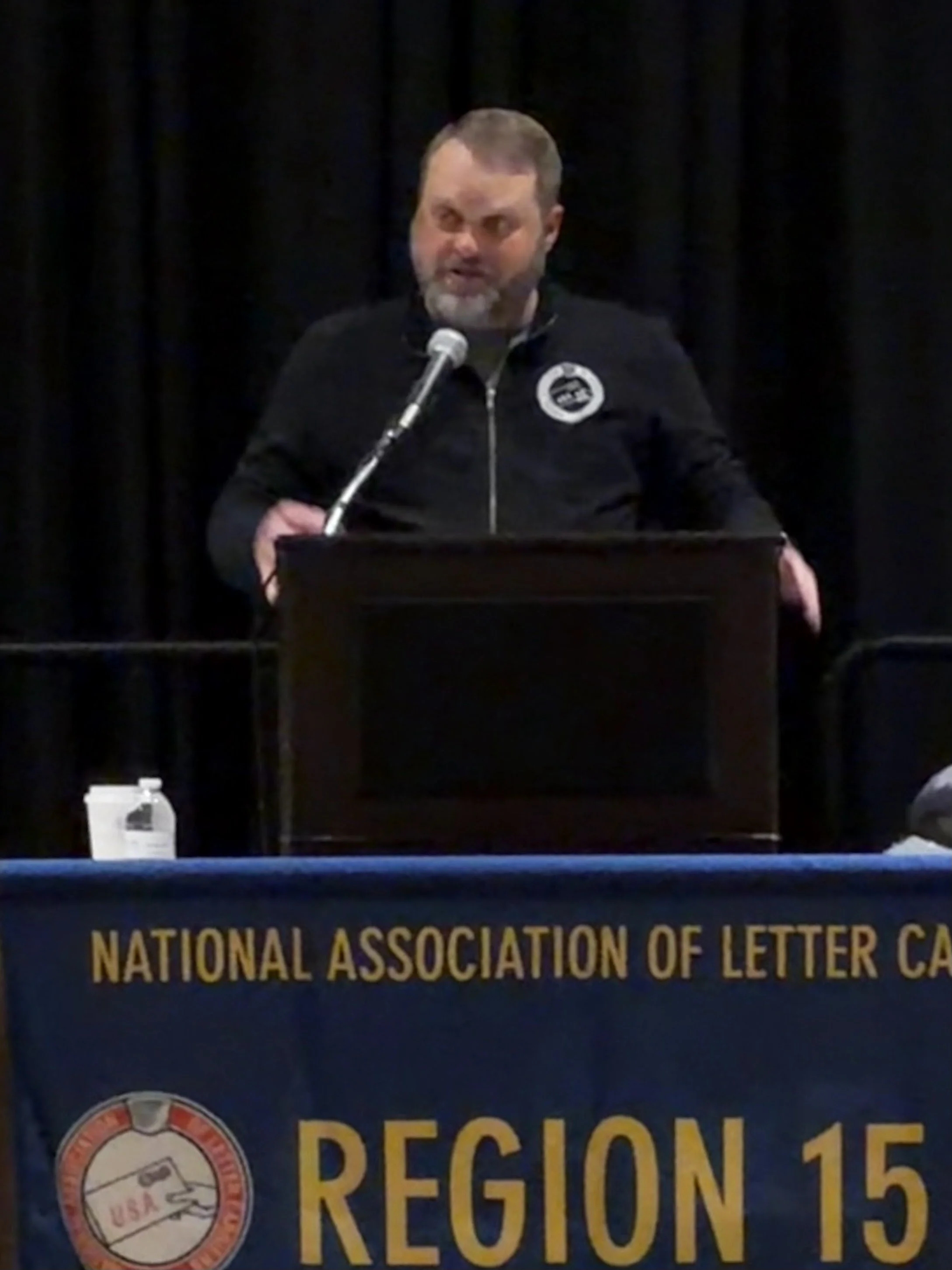 NALC President Brian Renfroe.