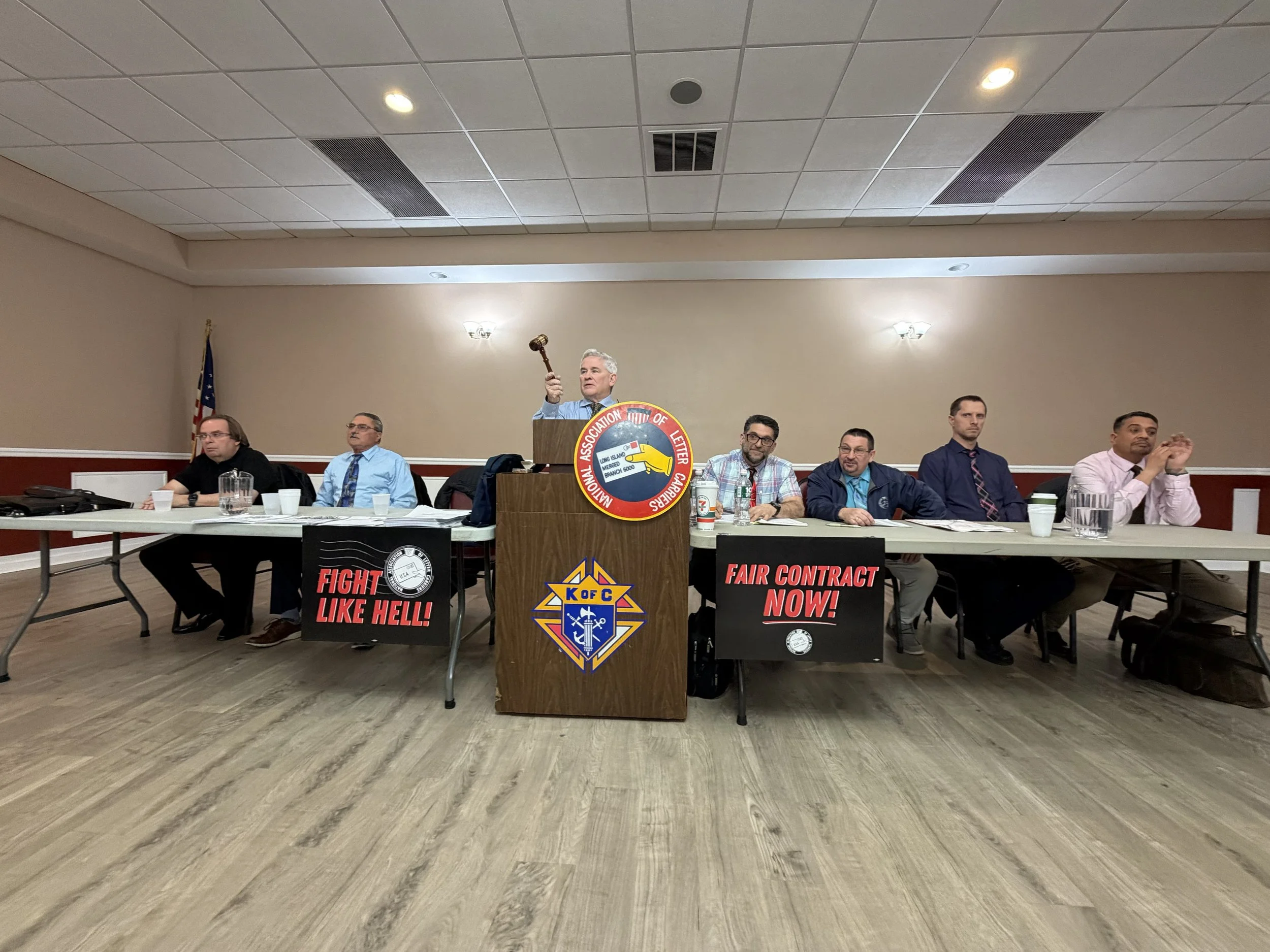 President Rich McLehose and the Executive Board of Branch 6000.