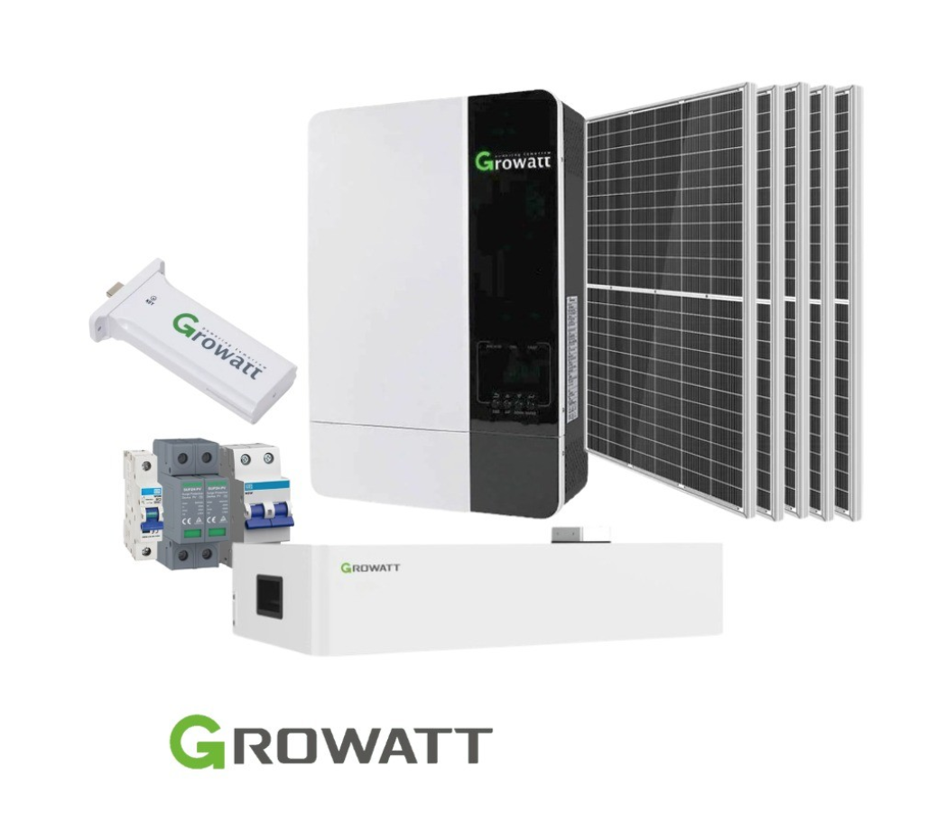 KIT AUTONOMO 4 PANELES 2,5KWP/3,5KVA/5KWH