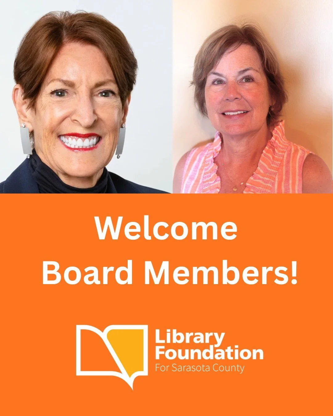 We are so excited to welcome two new board members: Alison Gardner and Leslie Pemberton. Both bring their unique professional experience, extensive board leadership, and commitment to enhancing and sustaining Sarasota County&rsquo;s public libraries.