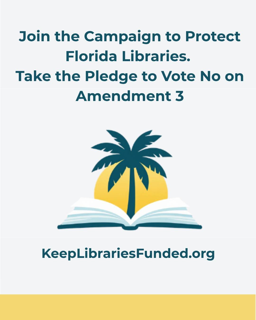 Sarasotans love libraries, but we are not alone. People from all parts of Florida love libraries, maybe even need libraries. 

That&rsquo;s why we have joined together with other foundations and friends&rsquo; groups from across the state to help Flo