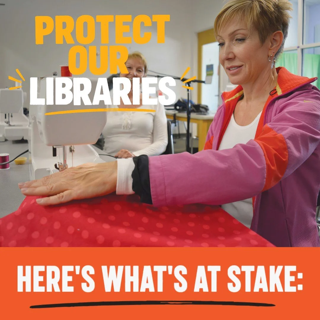 Libraries provide so much more than books, including access to Creation Stations where you can learn how to sew, program a robot, design and produce products on a 3-D printer, create materials to start a small business, and launch a podcast . 

Amend