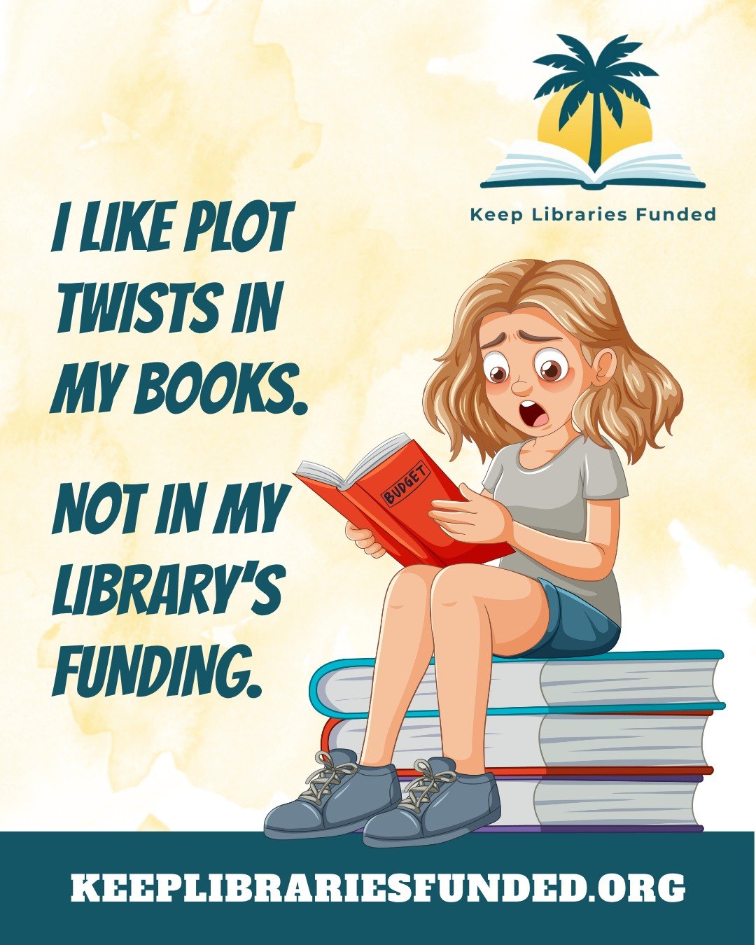 Amendment 3 could put funding for the library services our communities rely on every day at risk.

Get the full story at our Get the Facts link in our profile.

Vote No on 3.

#KeepLibrariesFunded 
#FloridaLibraries 
#PublicLibraries 
#LibraryFunding