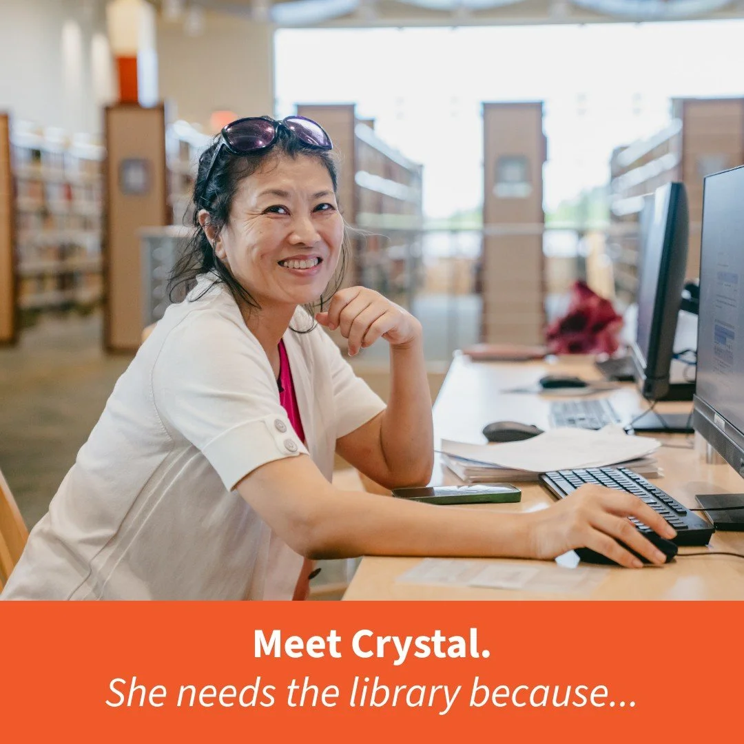 Meet Crystal! She&rsquo;s like many patrons who visit Sarasota County libraries. She needed technology and resources she didn&rsquo;t have at home, but what she found was so much more. She felt at home. 🏠

New to our area, Crystal found that the sup
