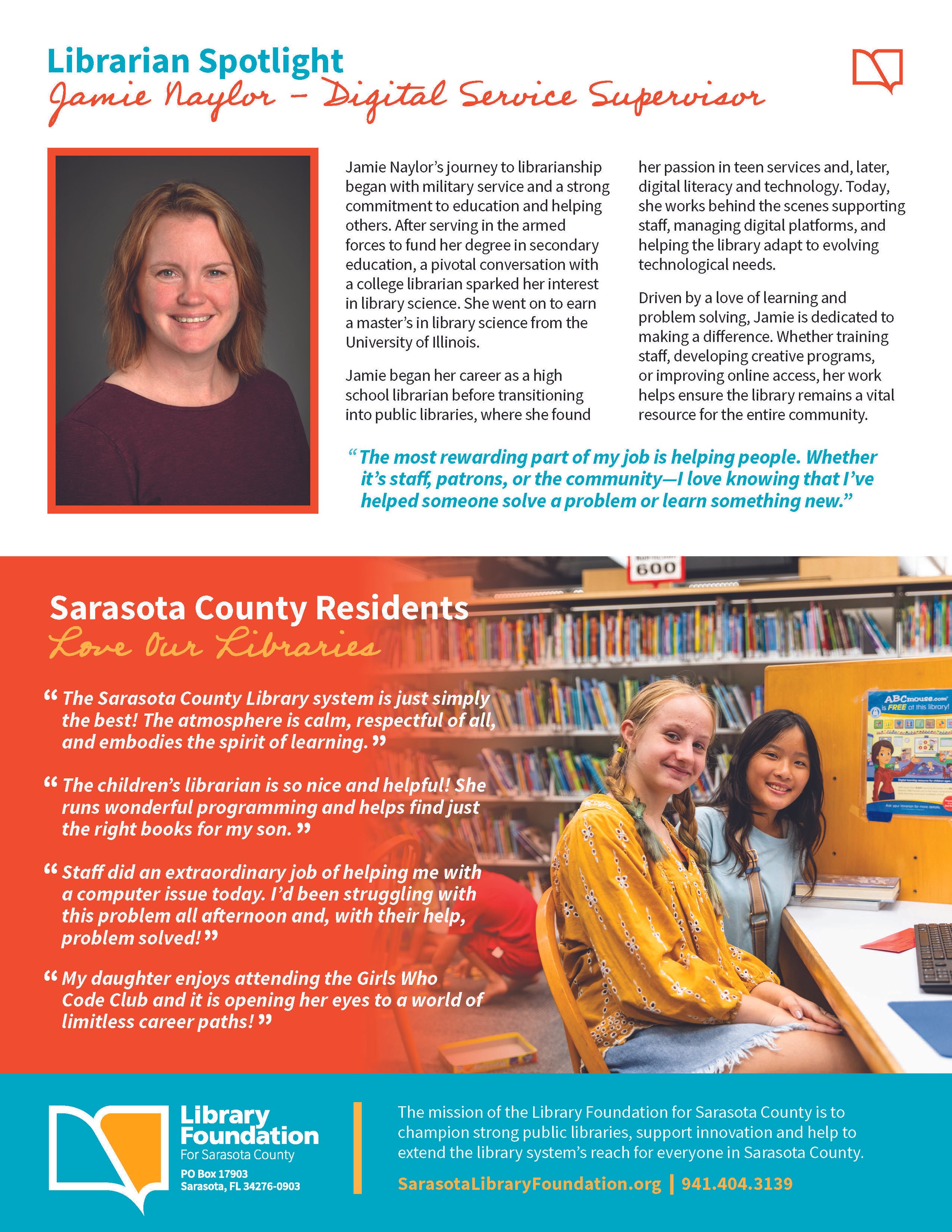 2025 Impact Report — Library Foundation for Sarasota County