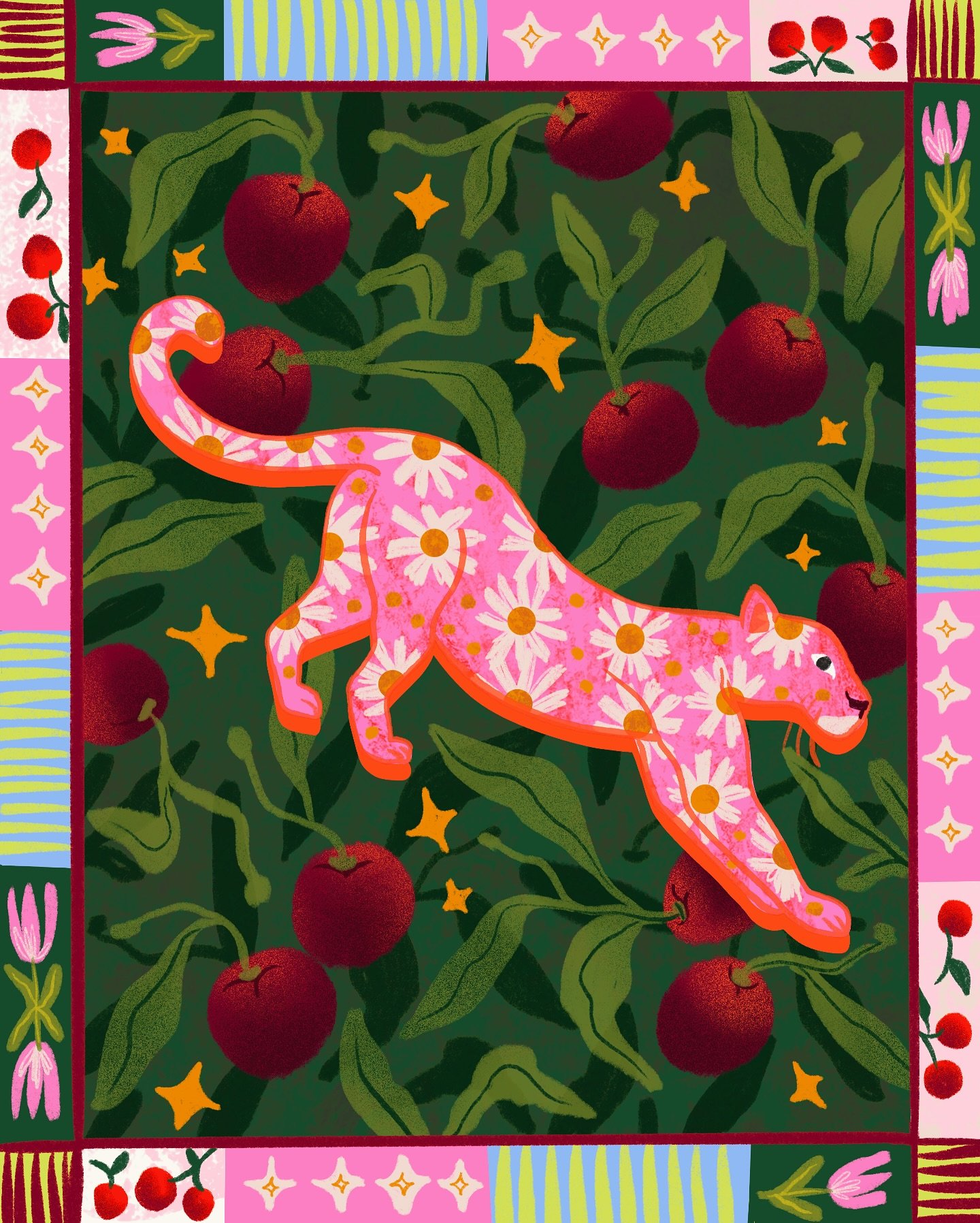 🍒 🐆 🌼 ✨