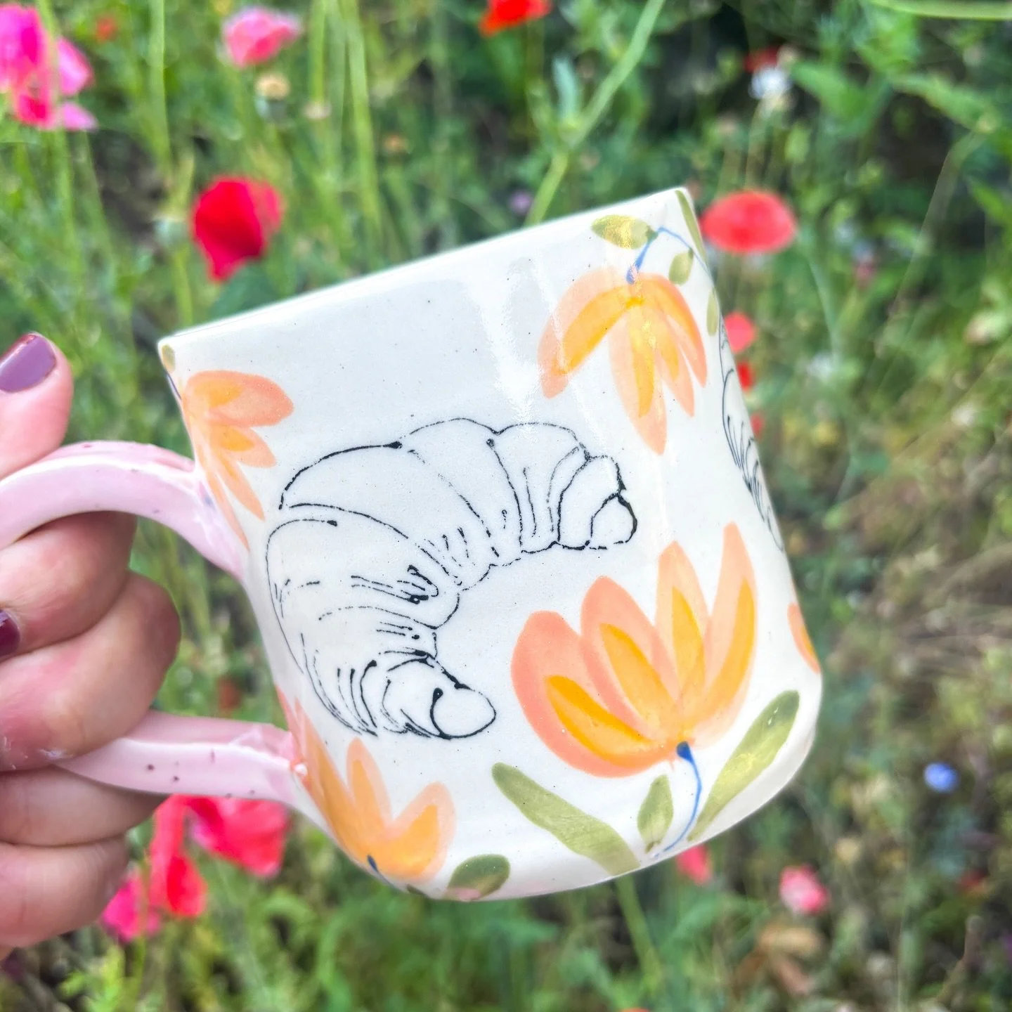 A fresh kiln unload for Saturday’s @duncanfarmersmarket 
Lots of new mugs and tumblers plus a all hangings and new prints! Yay!