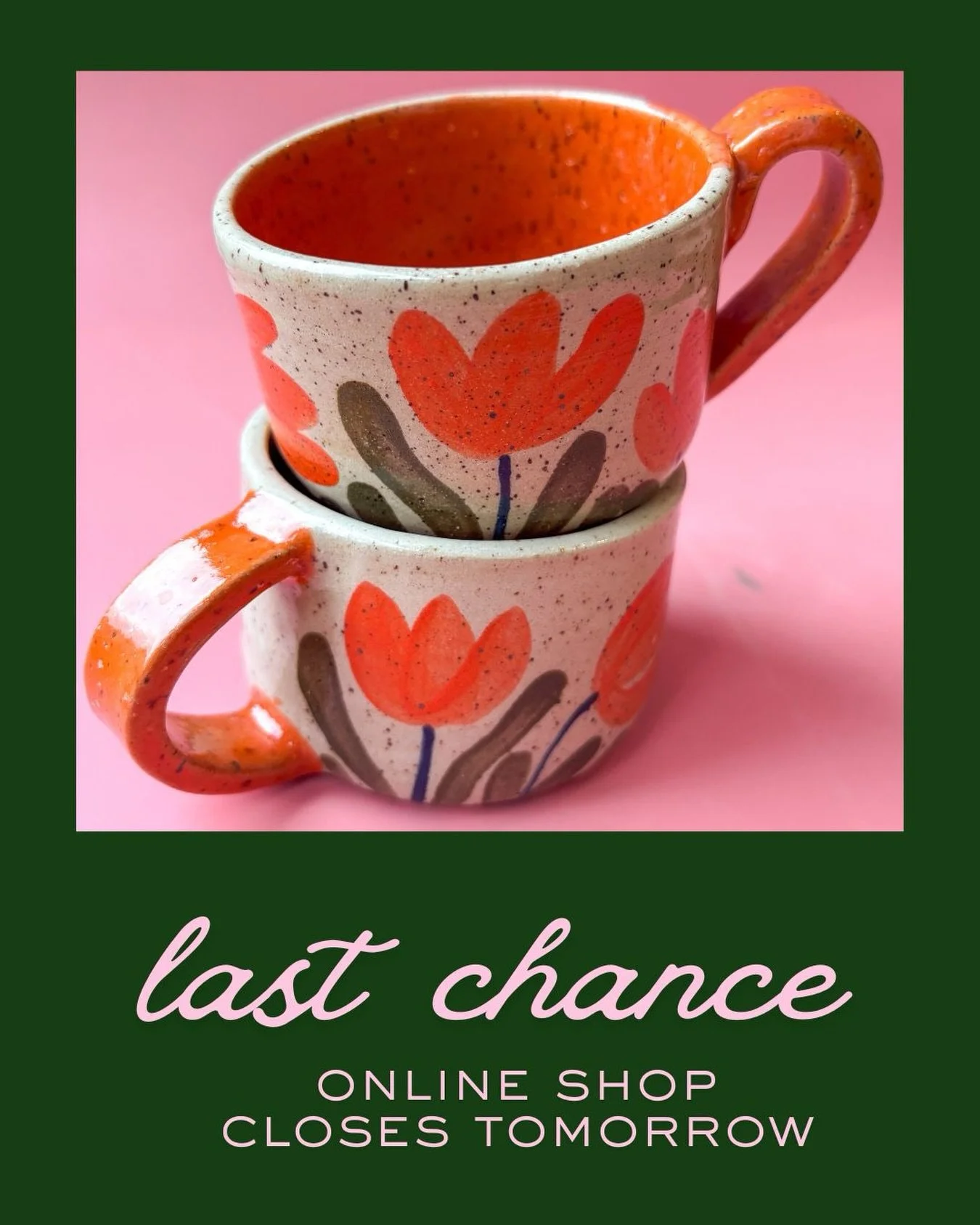 ✨last chance to place an online order✨ tomorrow at 5pm PST the shop will close so I can redirect the stock to markets and events. Grab your goodies now 🫶🏽