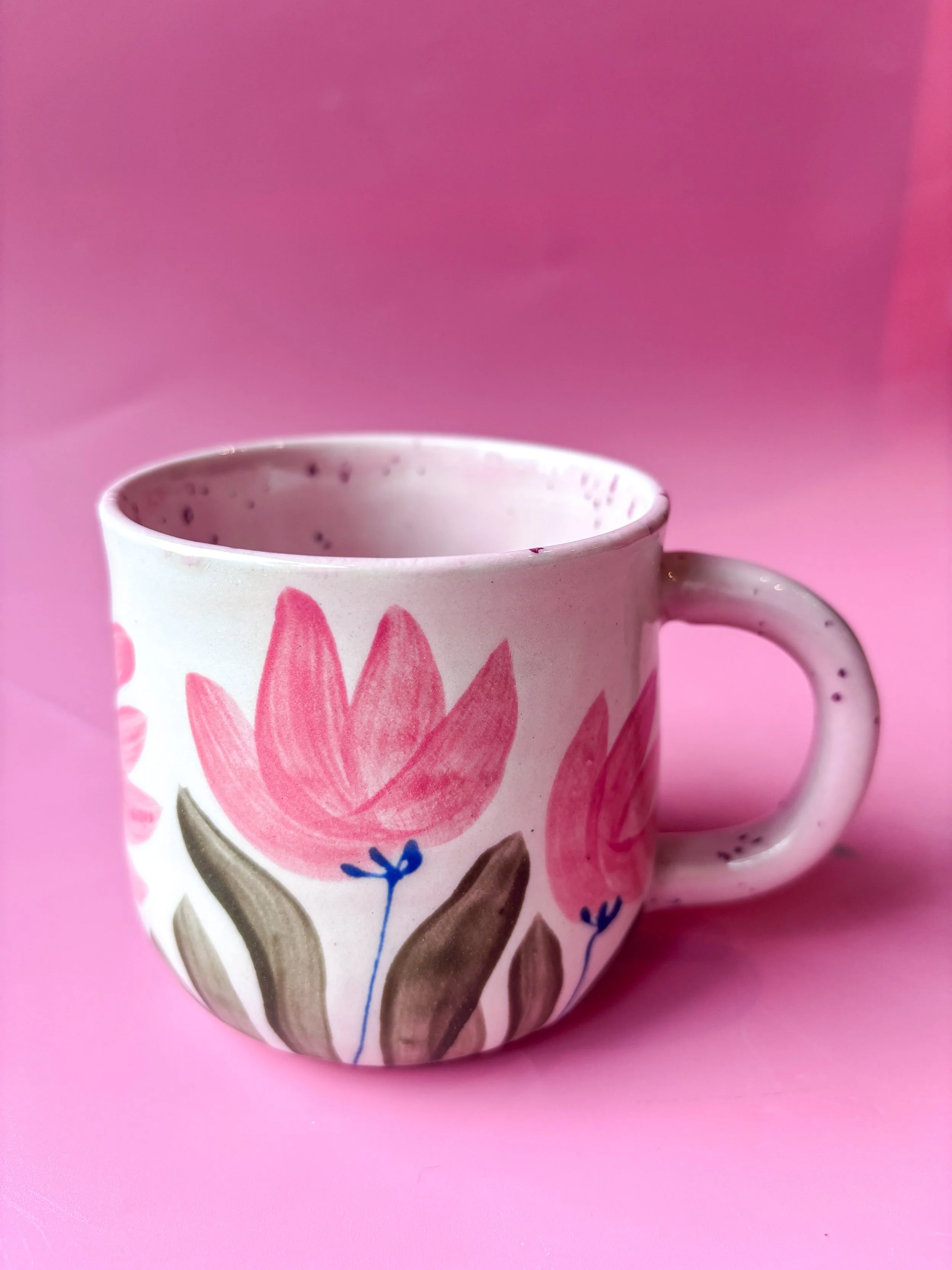 Pink Wildflowers Mug
