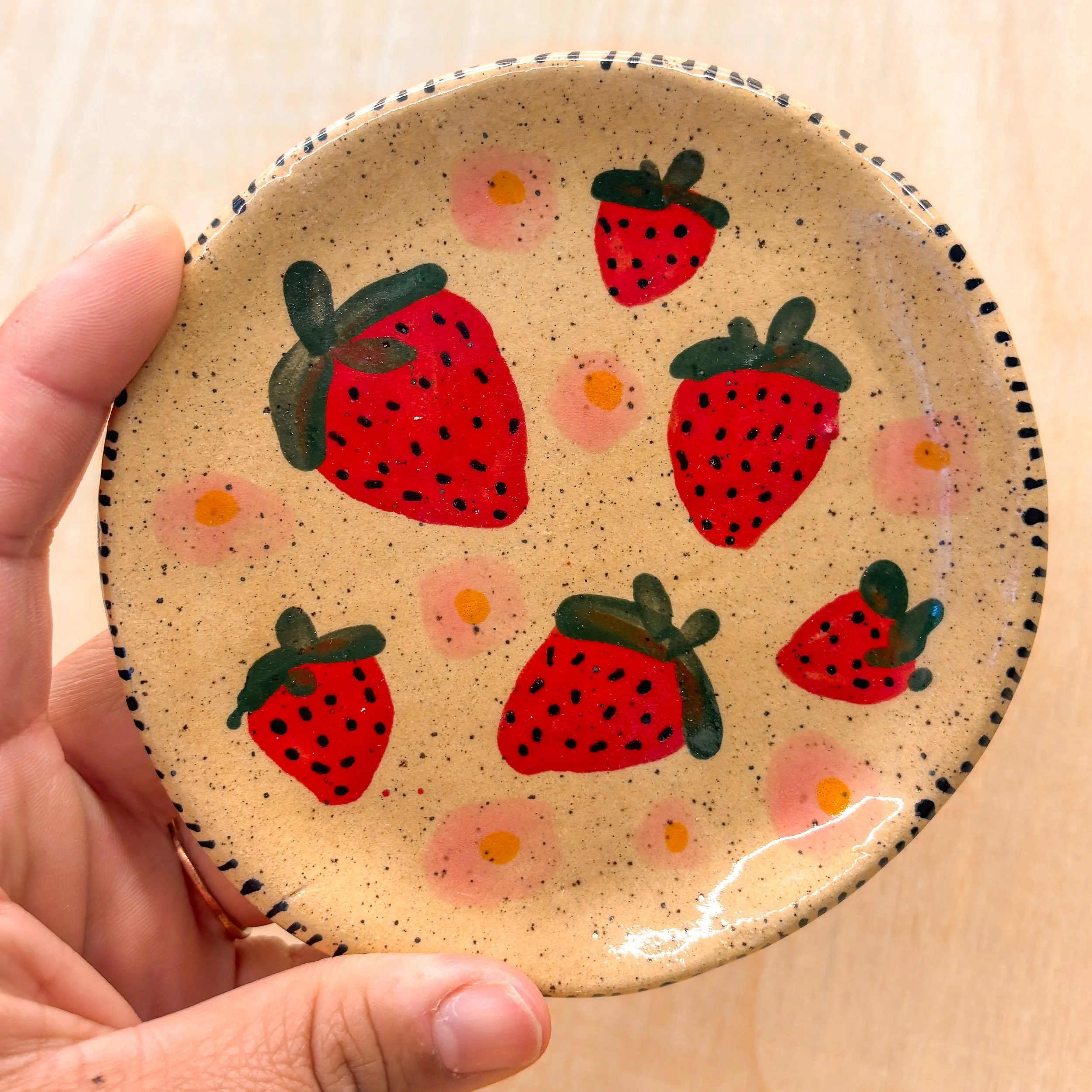 Strawberry Trinket Dish