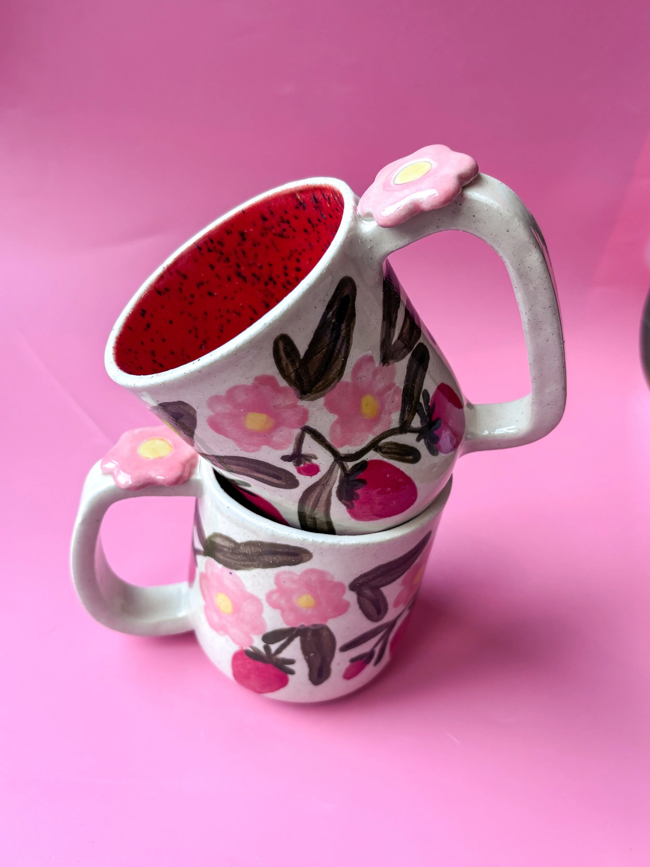 Large Strawberry Mug