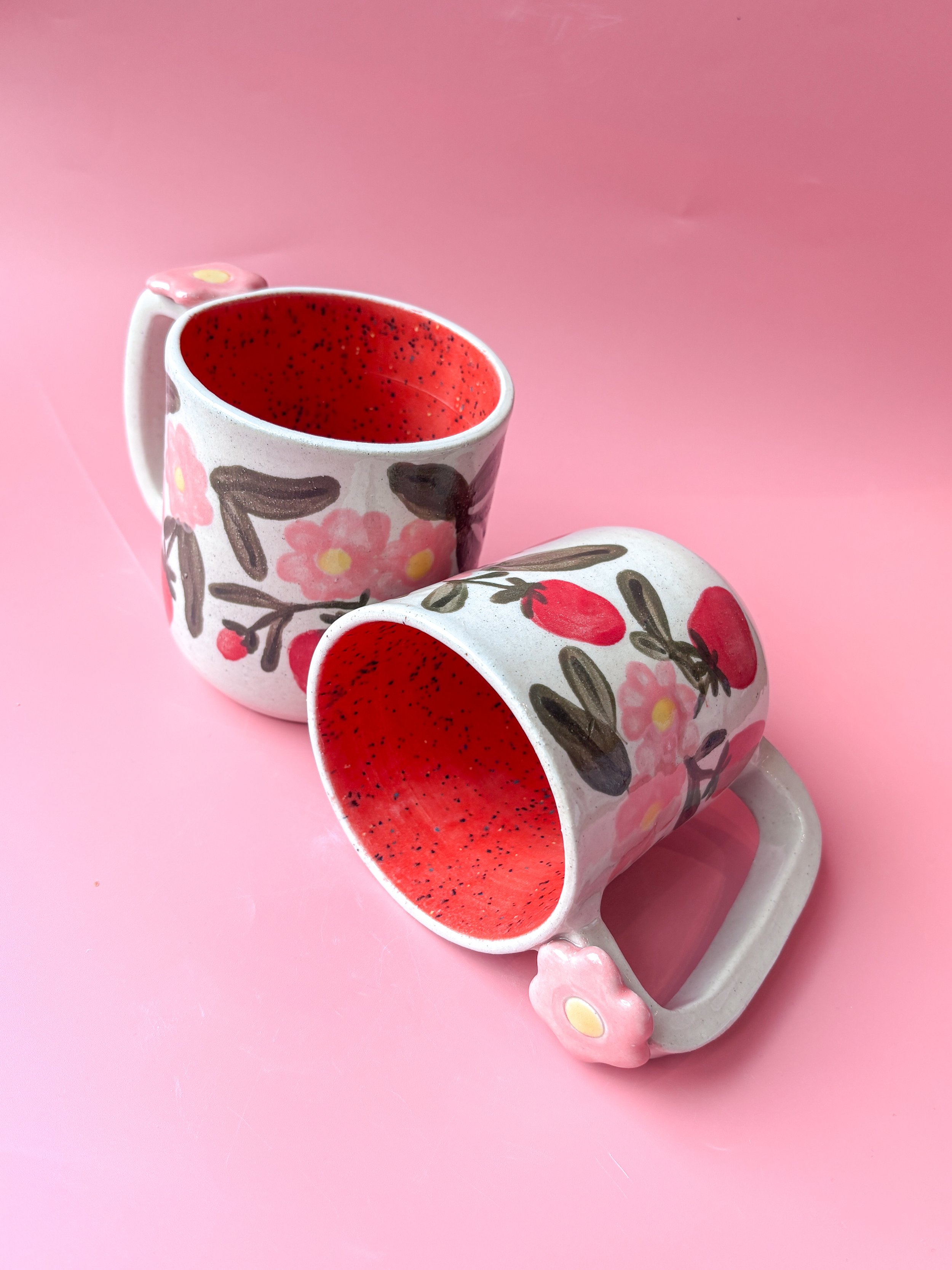 Large Strawberry Mug
