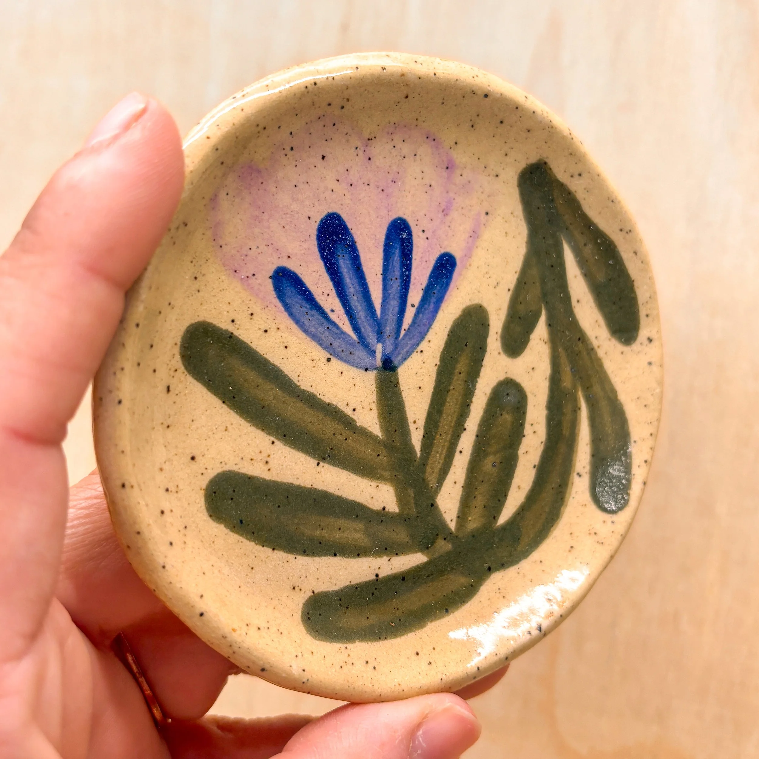 Lilac Tulip Mini Trinket Dish