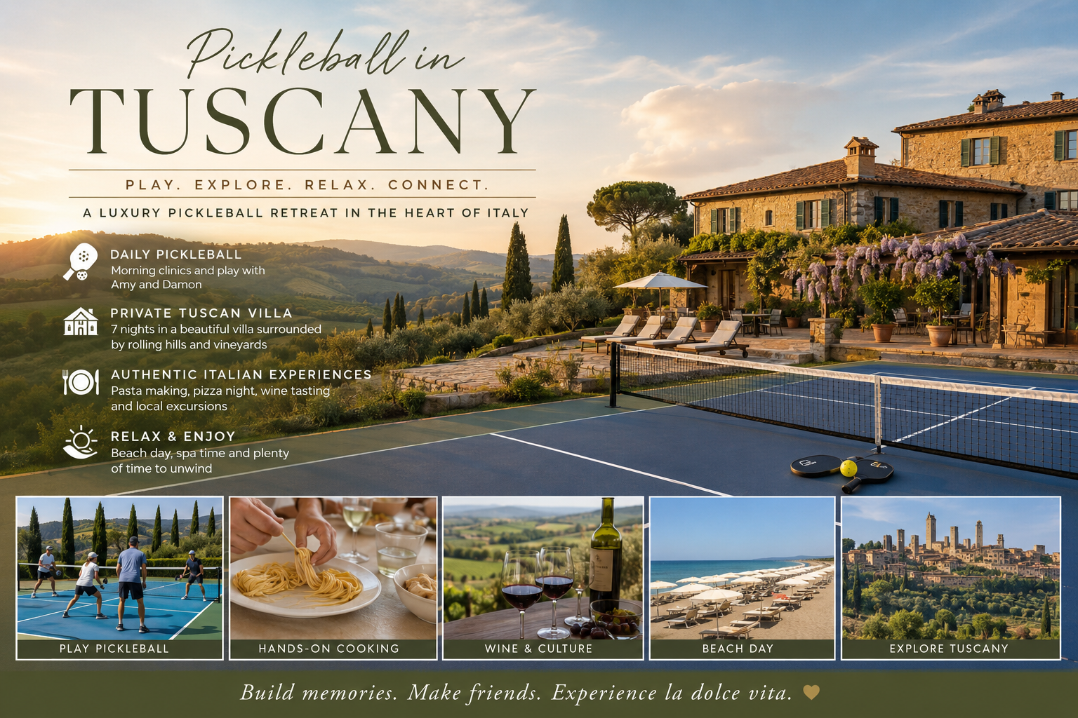 Italy Pickleball Retreat