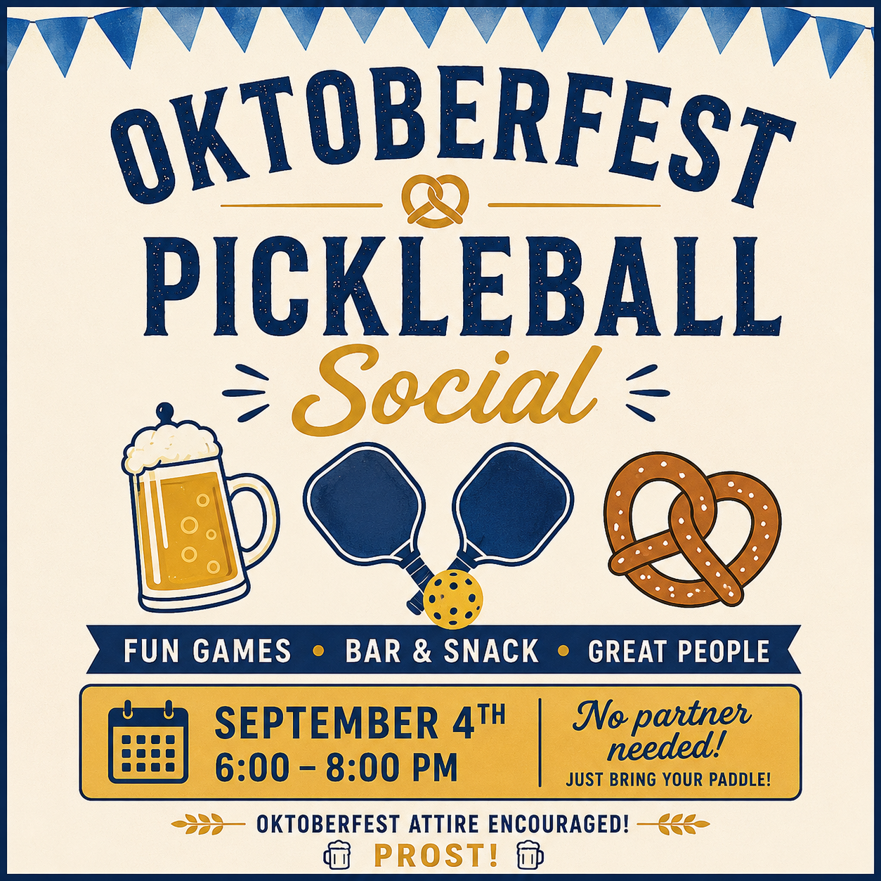 Oktoberfest Pickleball Social
