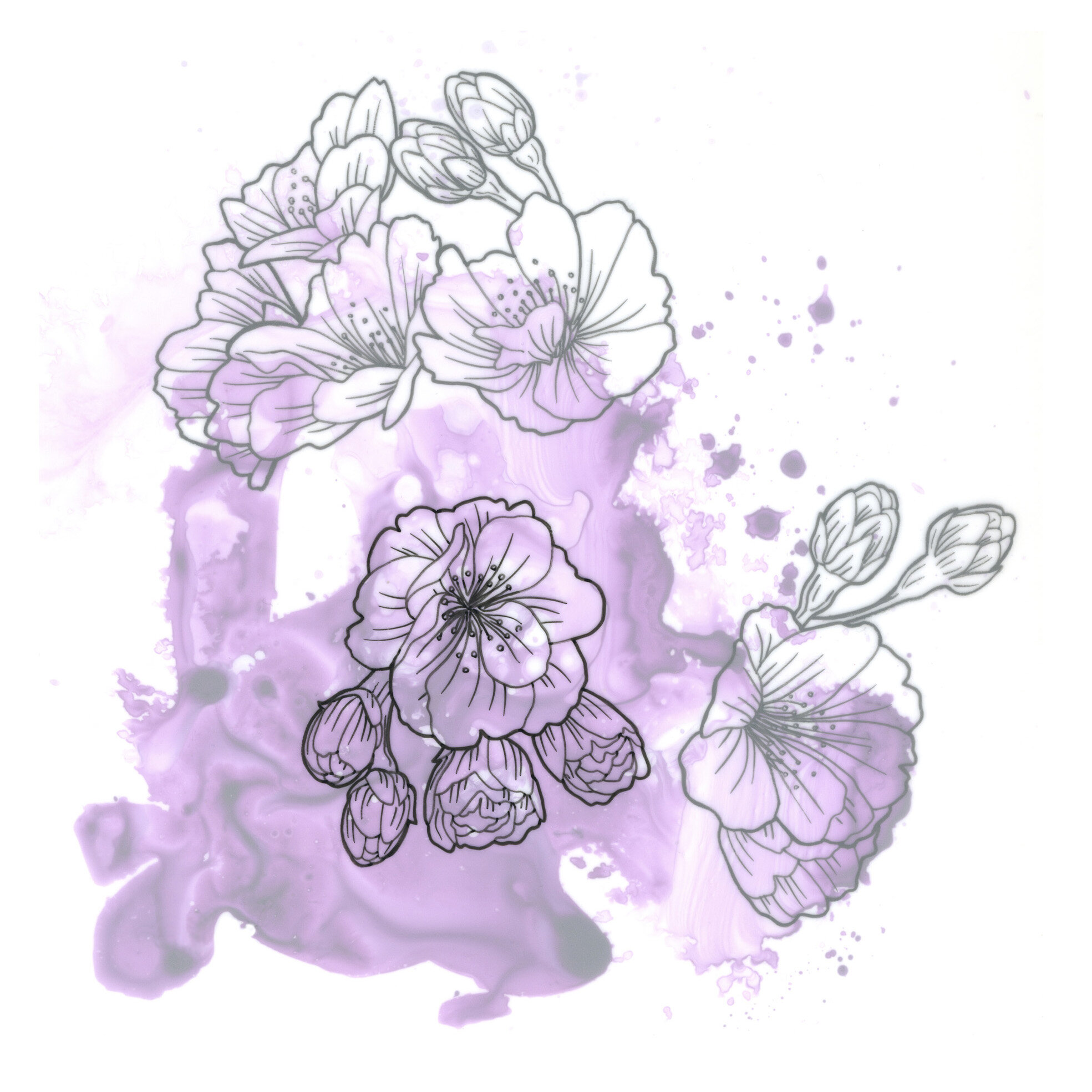 Lightly they fall