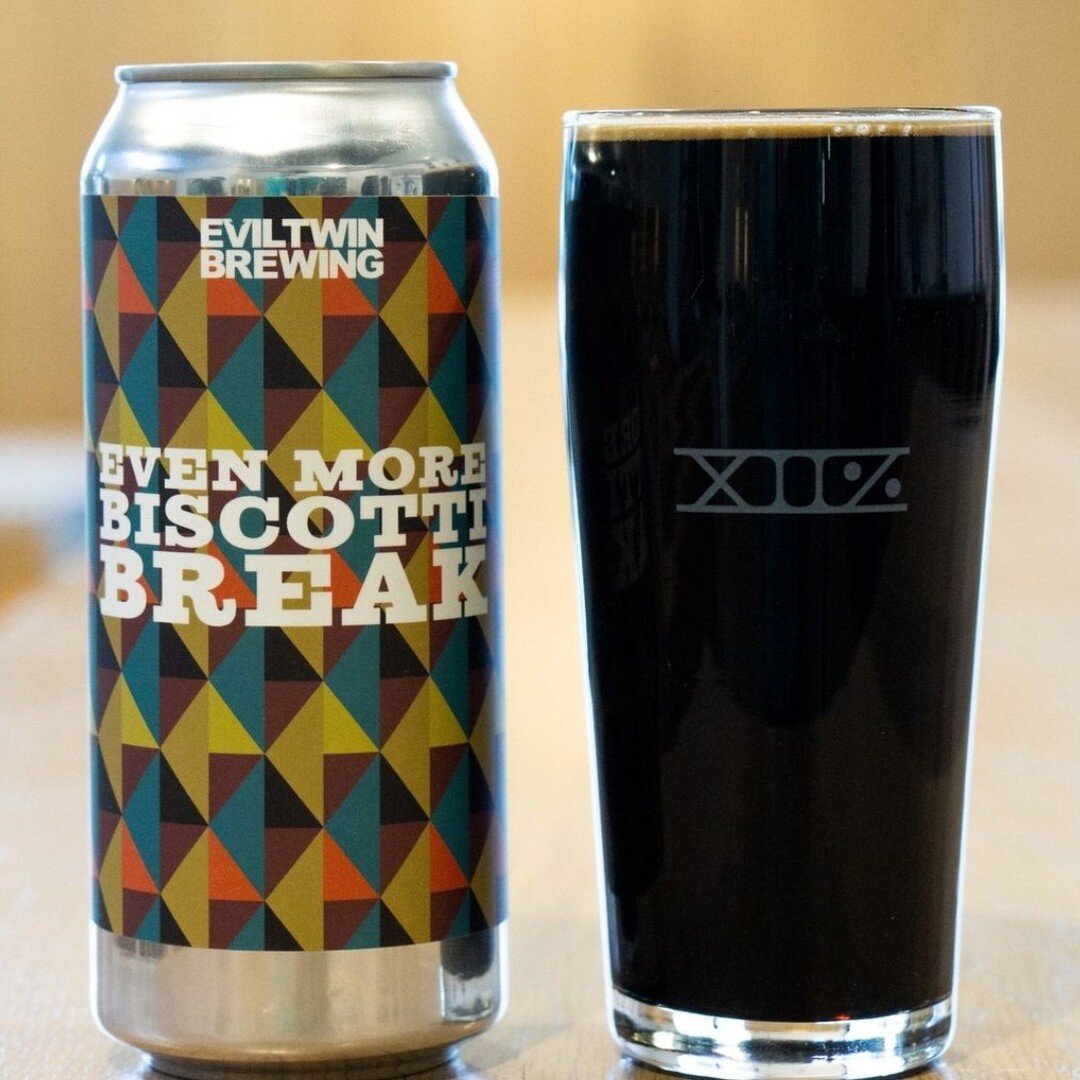 😁😁😁 @twelve.percent.beer.project 

*16oz CAN
Evil Twin Brewing, Even More Biscotti Break - CANS, Imperial Stout brewed with coffee, almonds and vanilla, 12.5% ABV, 6/4/16oz

*16oz CAN
Fat Orange Cat Brew Co., Walkabout -Strawberry/Lemon - CANS, So
