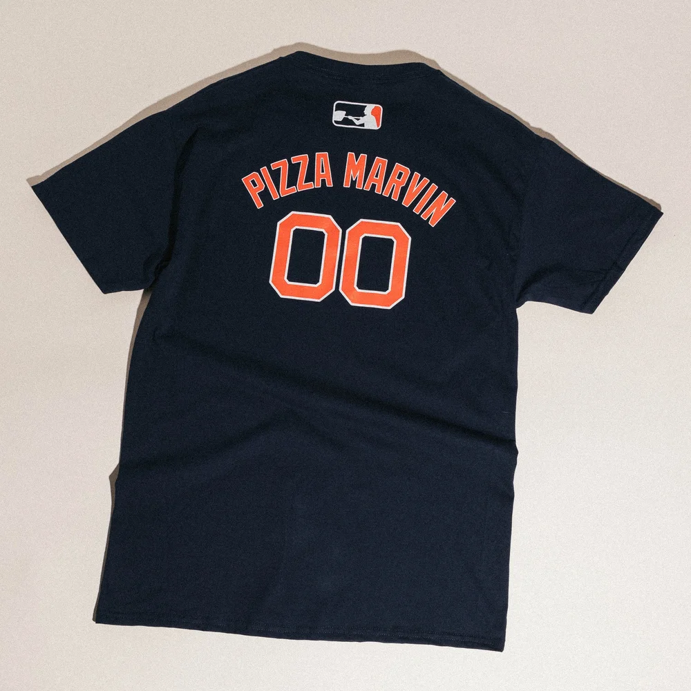 Red Sauce” Tee — Pizza Marvin