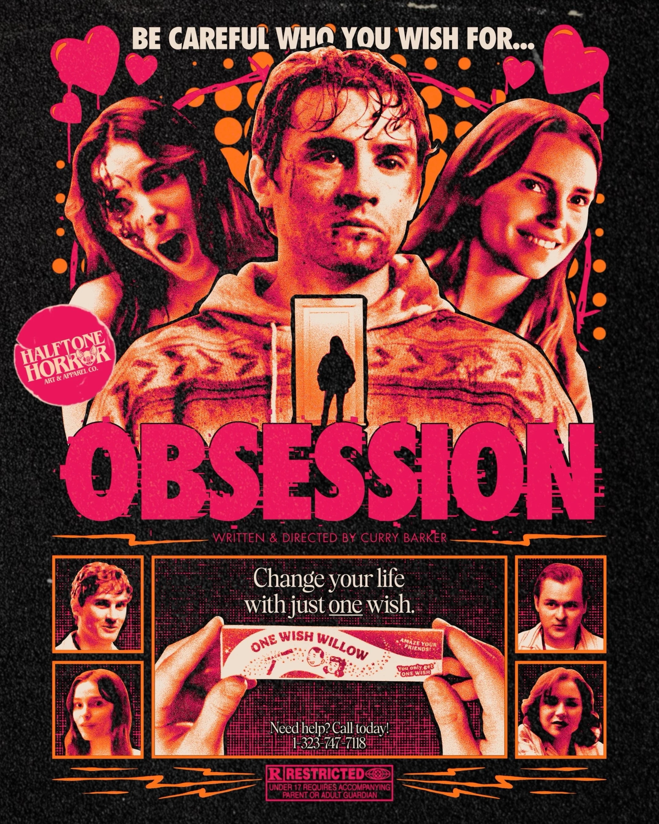 May, what a month for horror so far. 
.
Some movies just hit you like a ton of bricks (pun intended). I enjoyed both Obsession and Hokum so much that had to make some designs for fun. Have you seen either of these yet? Let us know your (non-spoiler) 