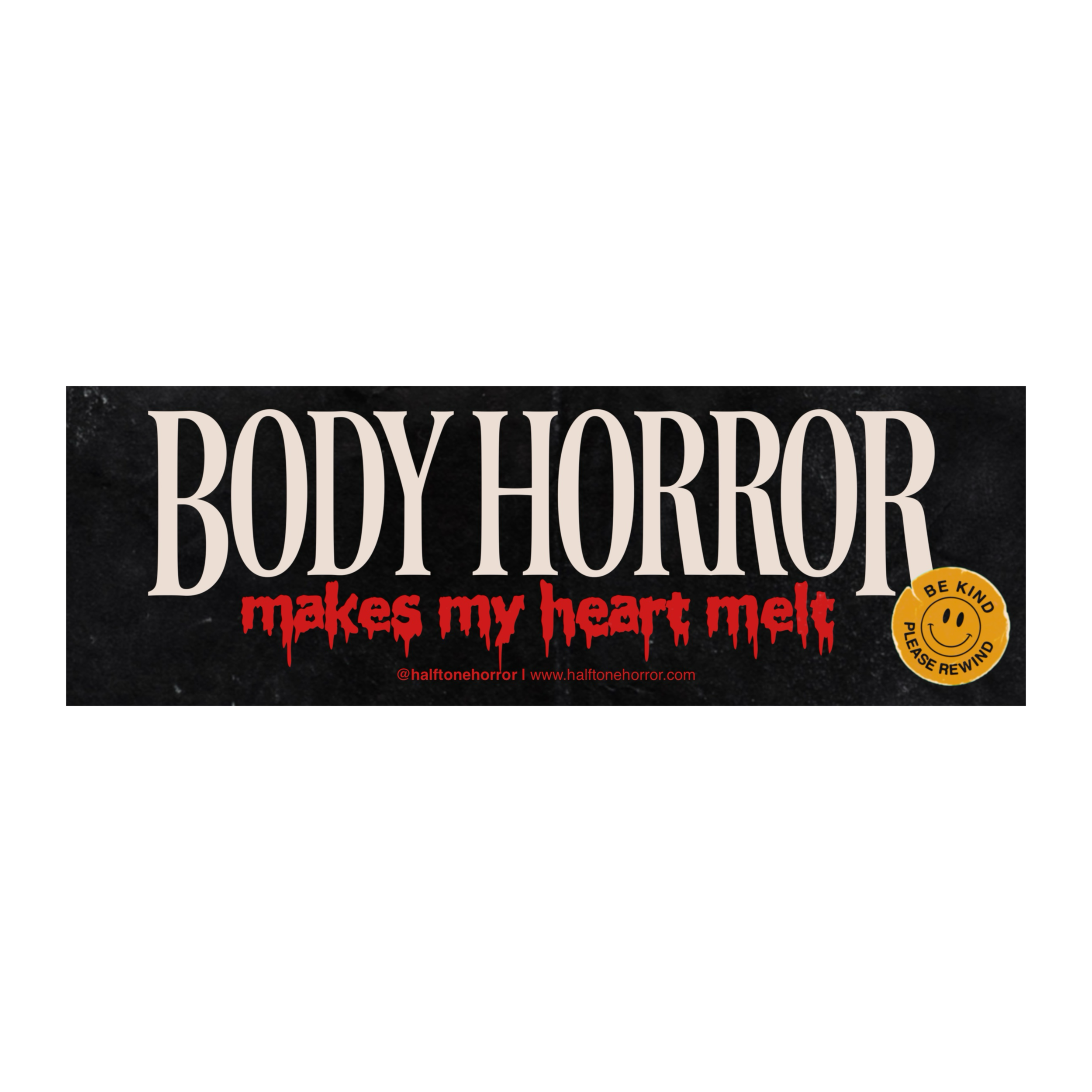 *QUICK DROP* Body Horror Bumper Sticker