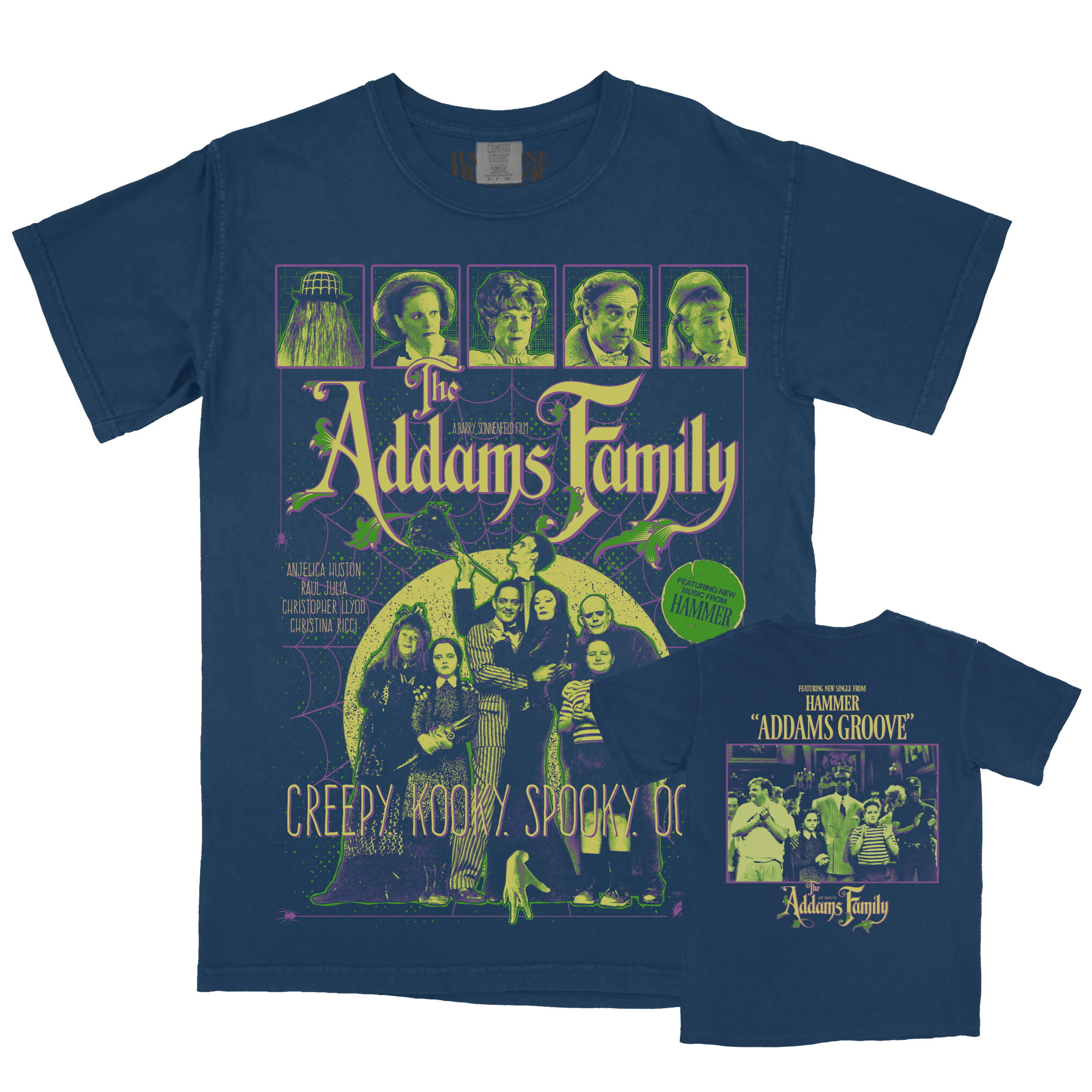 *QUICK DROP* The Addams Family Comfort Colors (Navy)