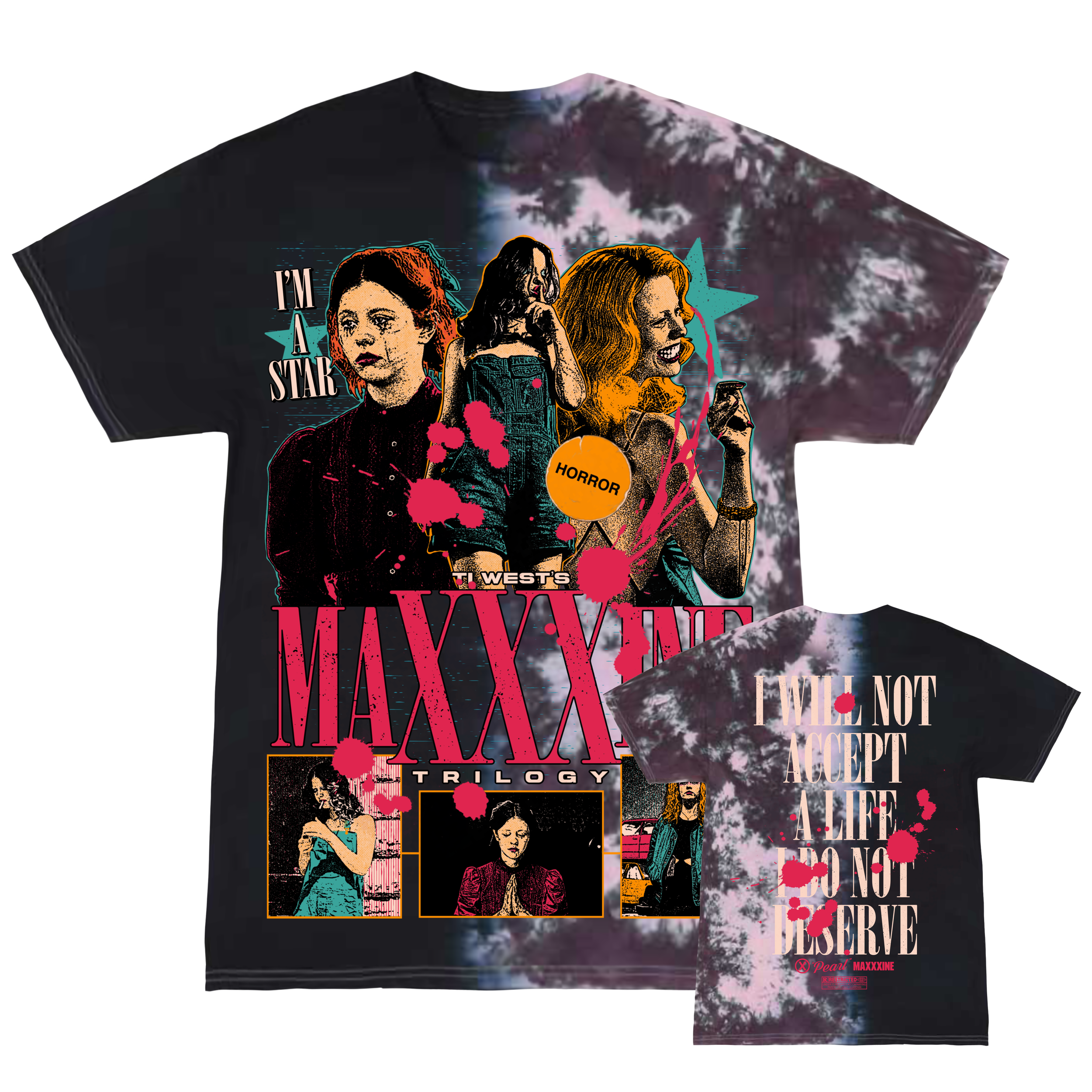 *PREORDER* MaXXXine Trilogy Tie Dye