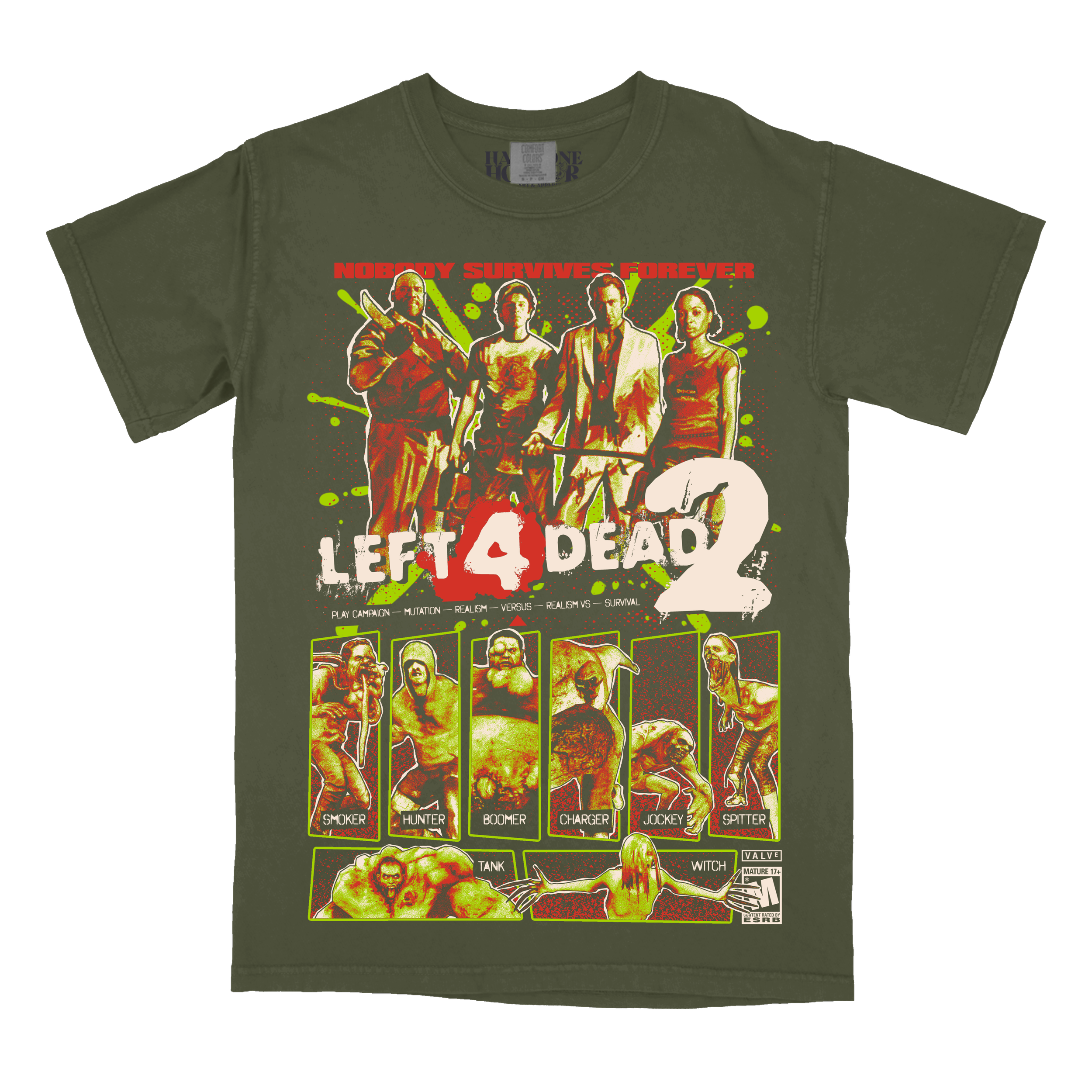 *QUICK DROP* Left 4 Dead 2 Comfort Colors (Hemp)
