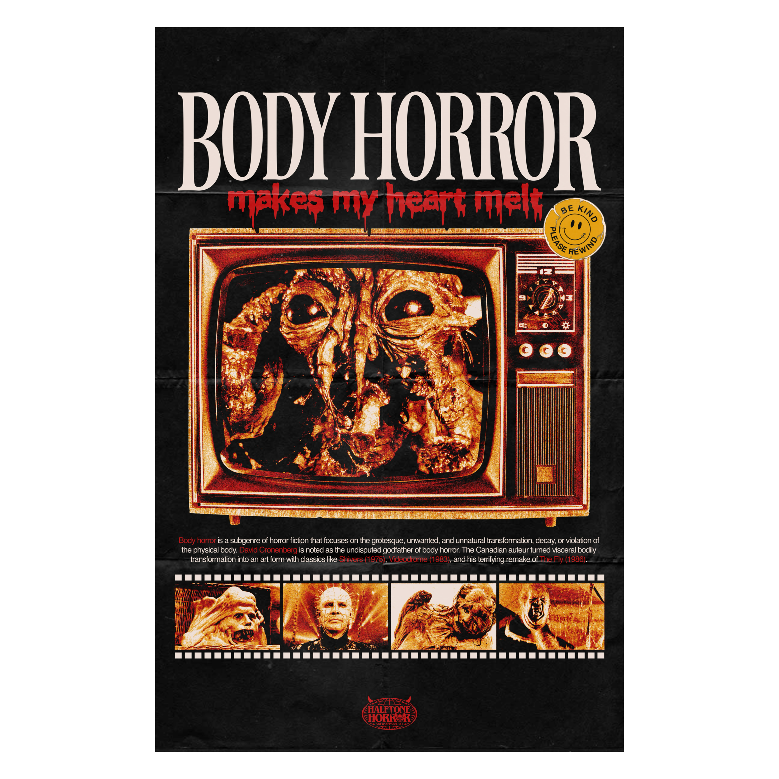 *QUICK DROP* Body Horror 11"x 17" Poster