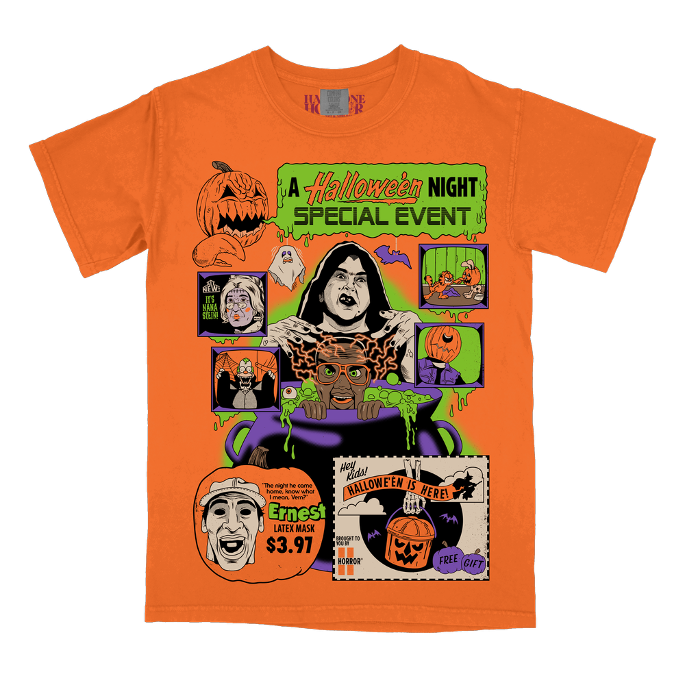 Halloween Special Comfort Colors — Halftone Horror | Art & Apparel Co.